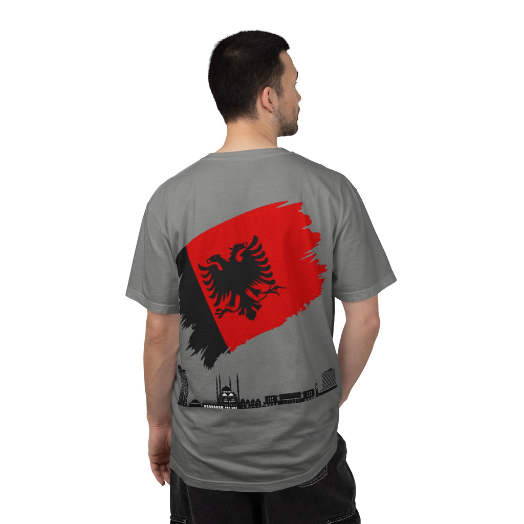 Albanian Balkan Heritage T-Shirt - Unisex Garment-Dyed Tee