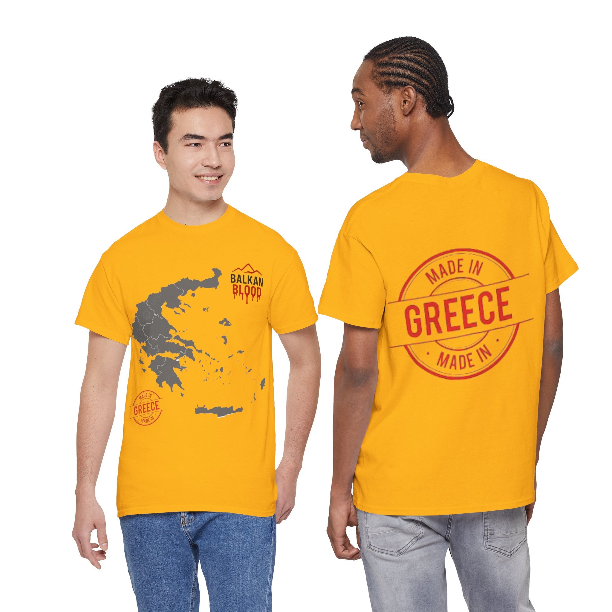 Grece/Balkan Blood Tee | Unisex Heavy Cotton T-Shirt