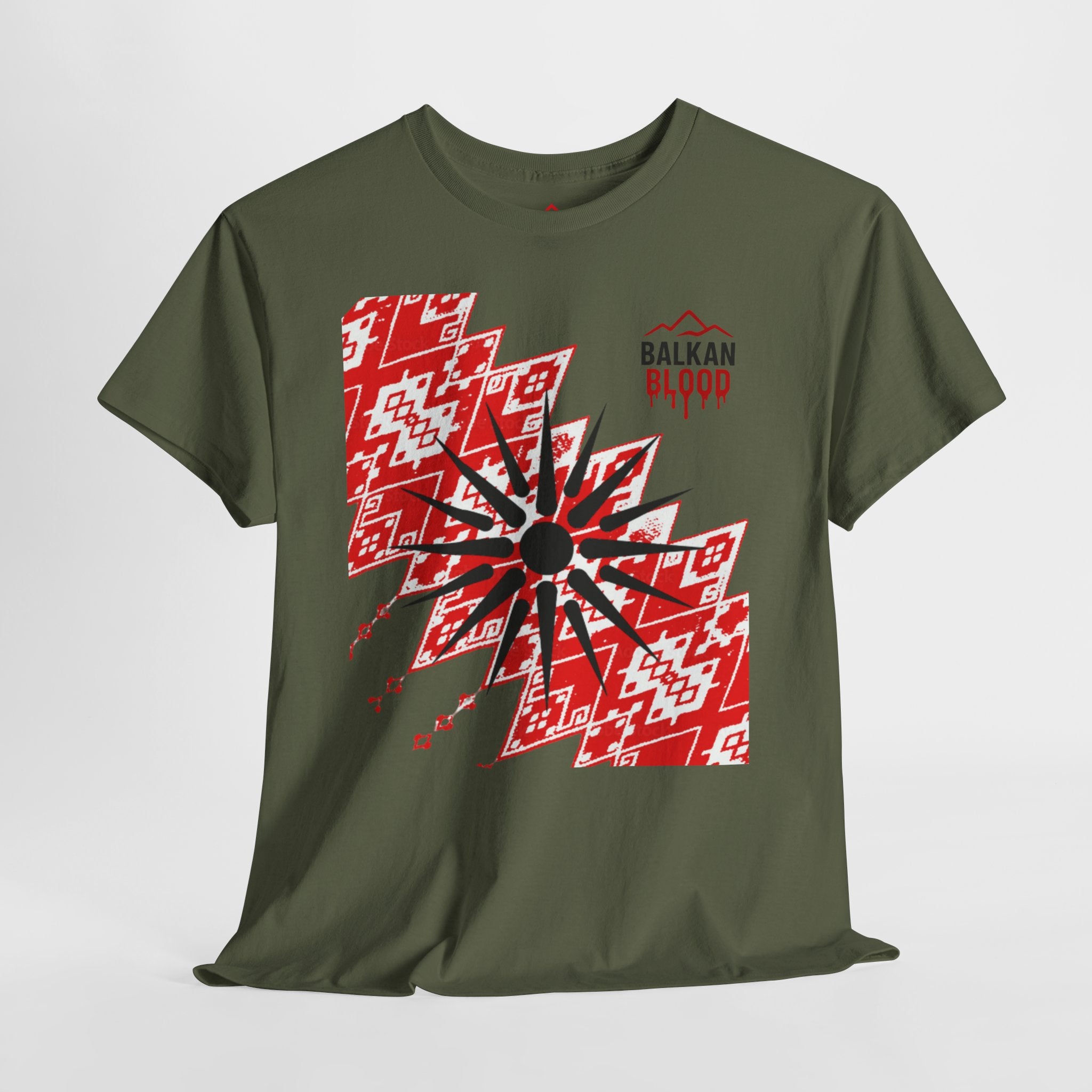 Macedonian Balkan Blood Unisex Heavy Cotton Tee