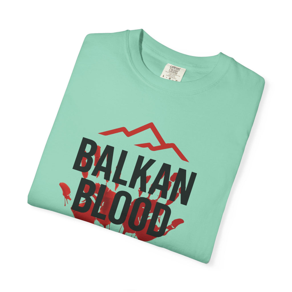 Balkan Blood Graphic T-Shirt, Unisex Streetwear, Fashion Statement Tee, Edgy Gift for Music Lovers, Halloween Apparel