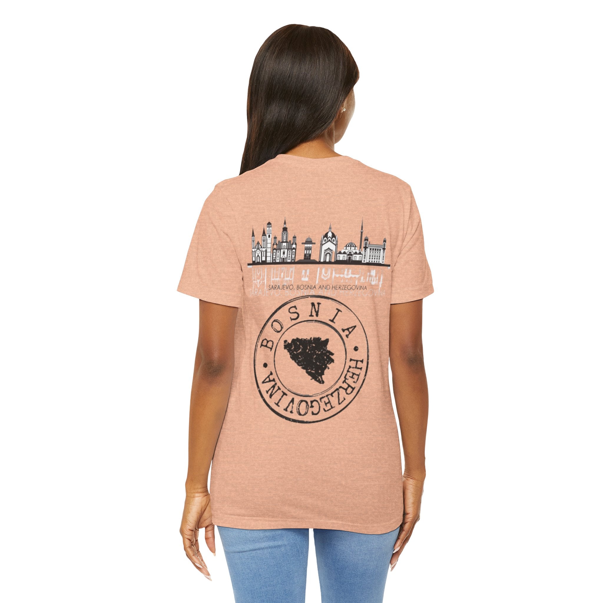 Bosnia Heritage Unisex Tee, Cultural Pride,