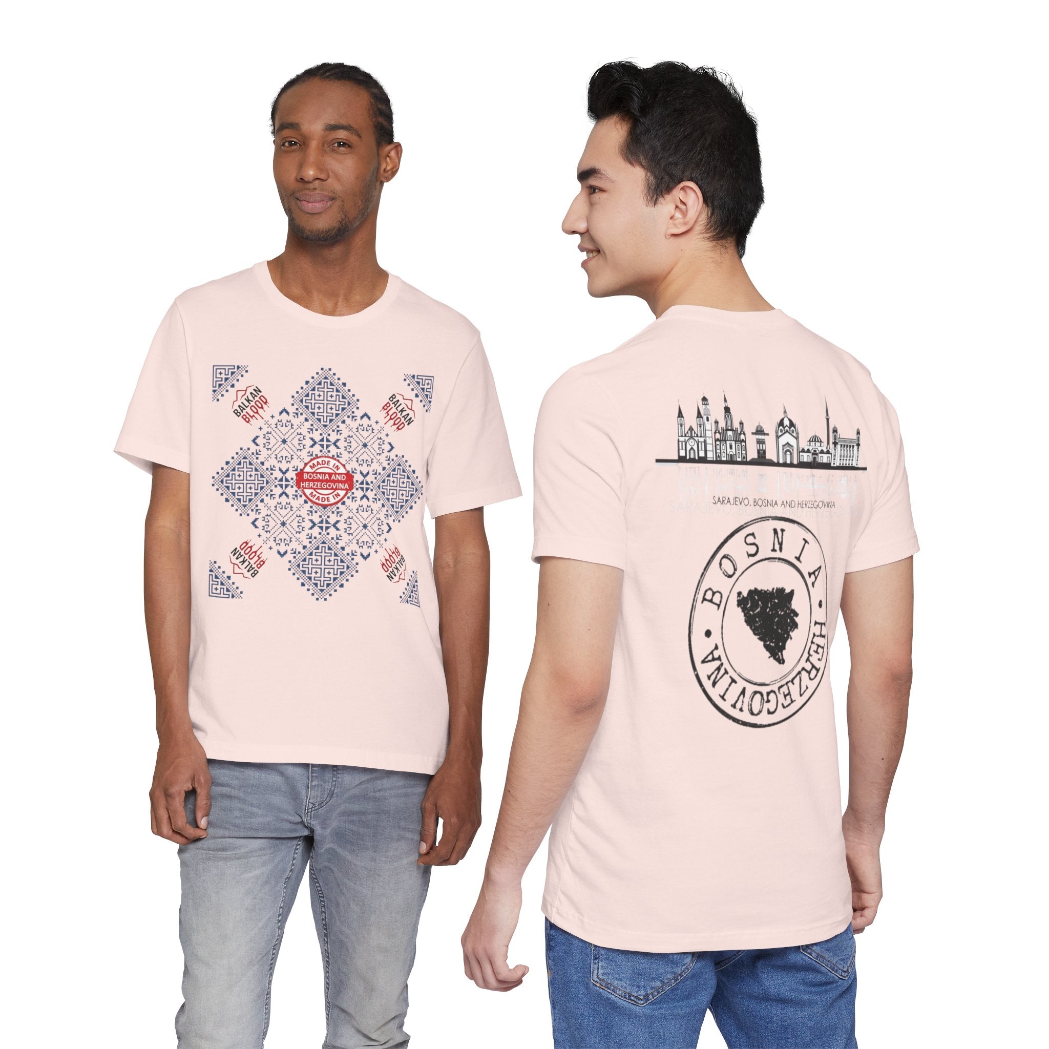 Bosnia Heritage Unisex Tee, Cultural Pride,