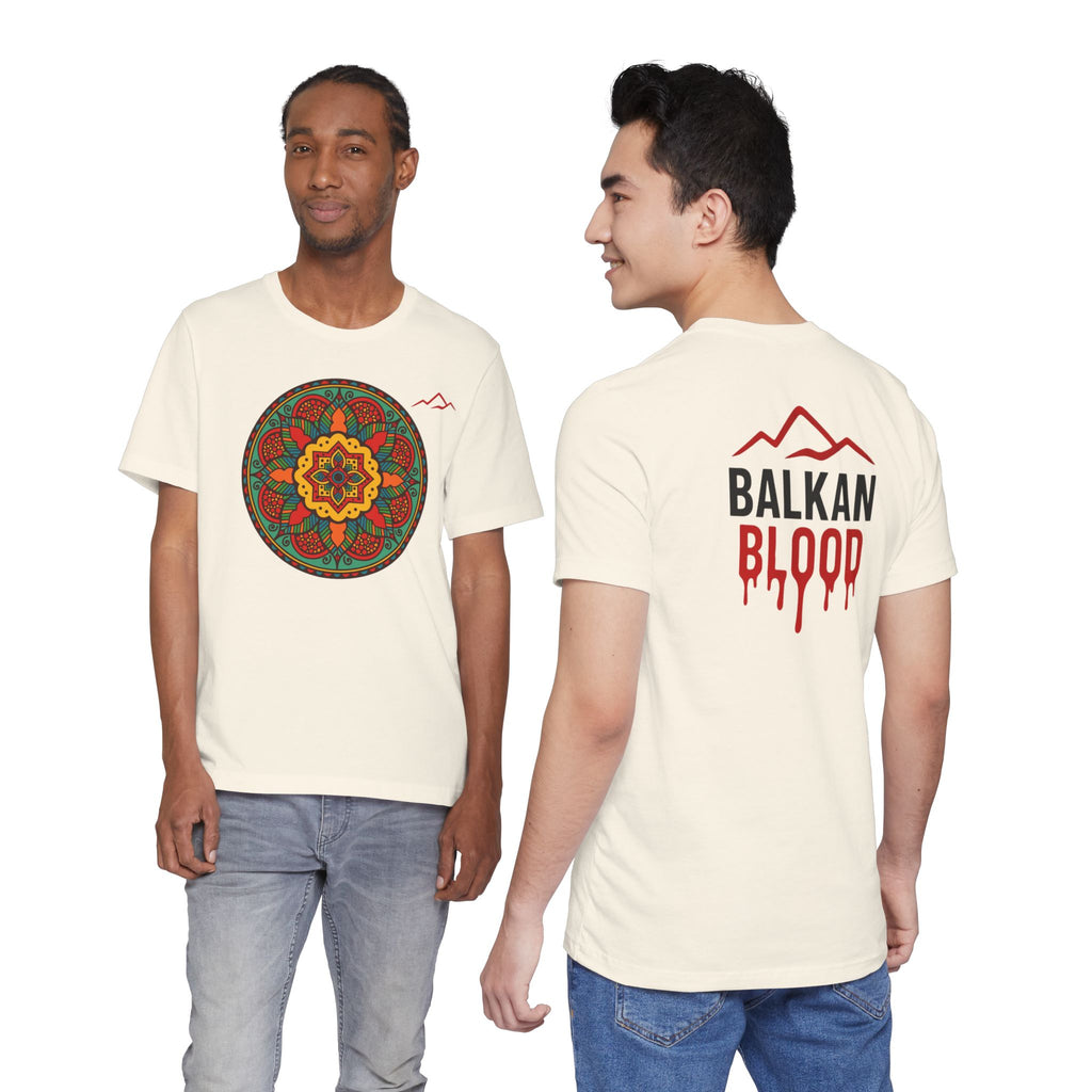 Balkan Blood Tee — Red Drip Logo