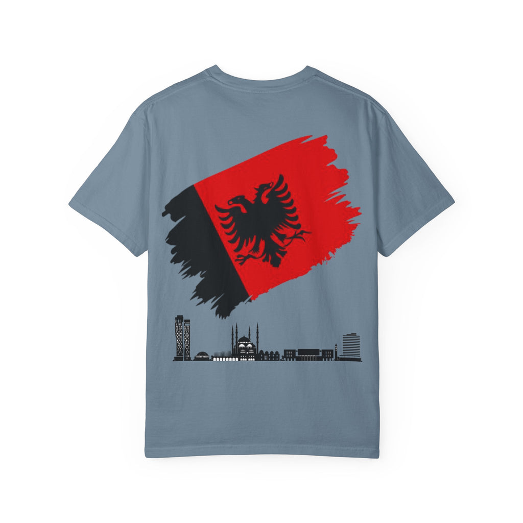 Albanian Balkan Heritage T-Shirt - Unisex Garment-Dyed Tee