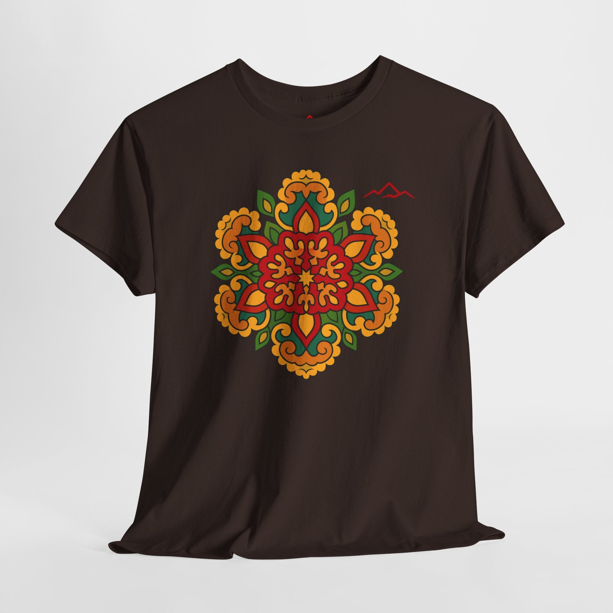 Balkan Blood T‑Shirt — Traditional Balkan Floral Medallion