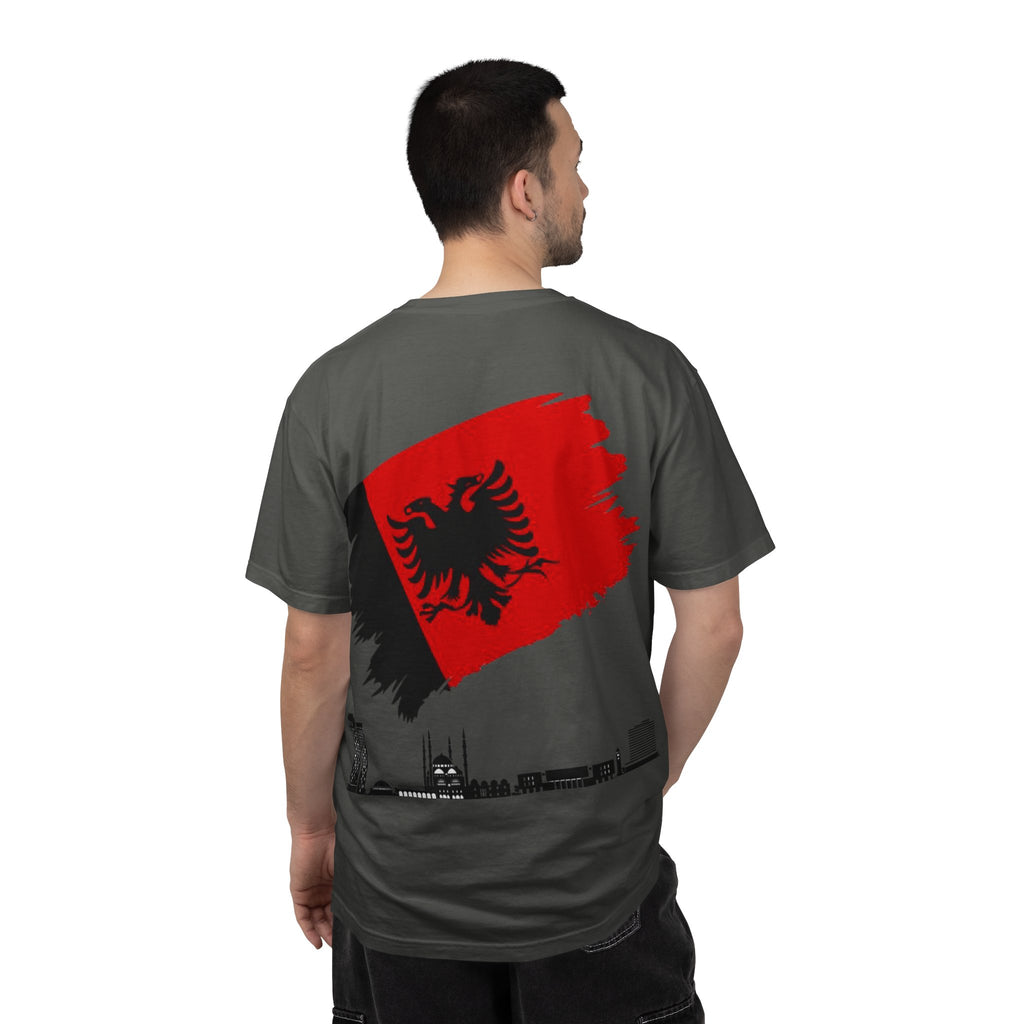 Albanian Balkan Heritage T-Shirt - Unisex Garment-Dyed Tee