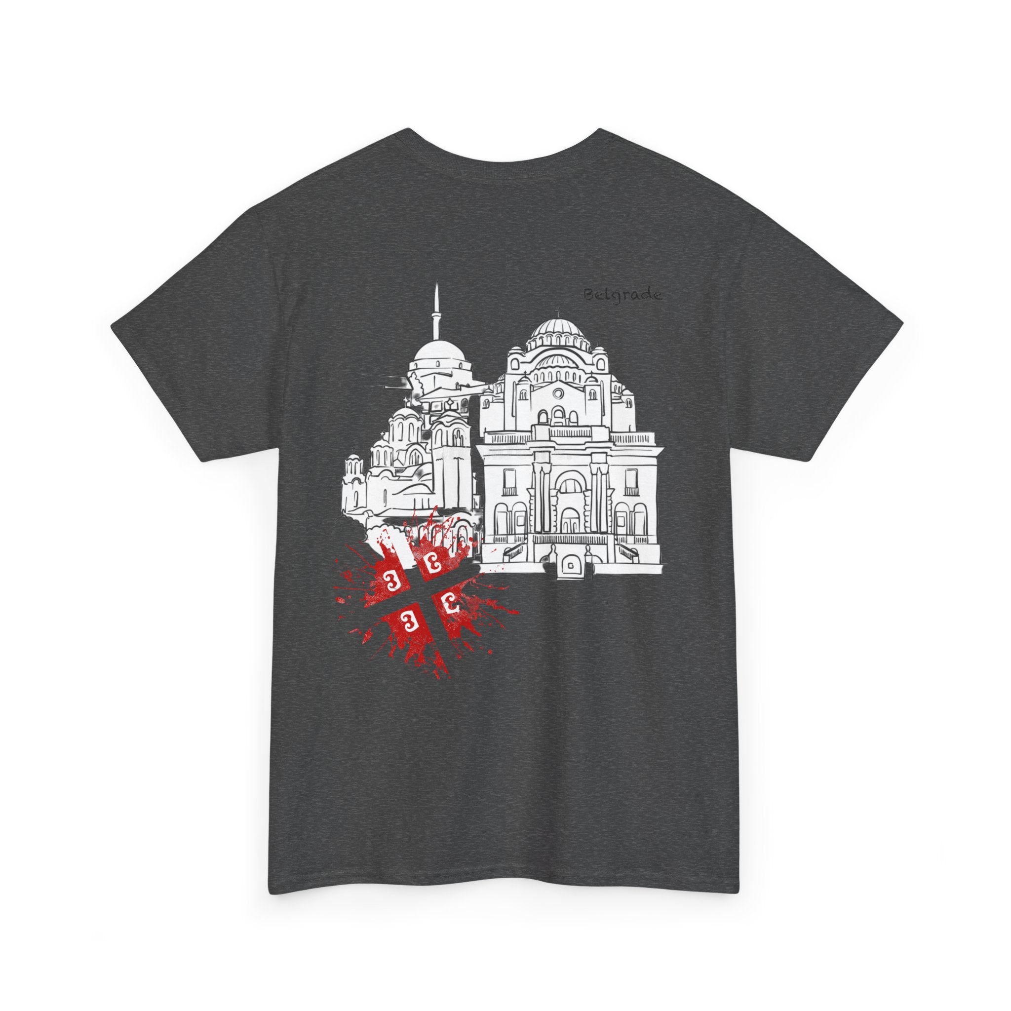 Serbian Heritage Tee, Balkan Blood Shirt, Unisex Cotton T-shirt