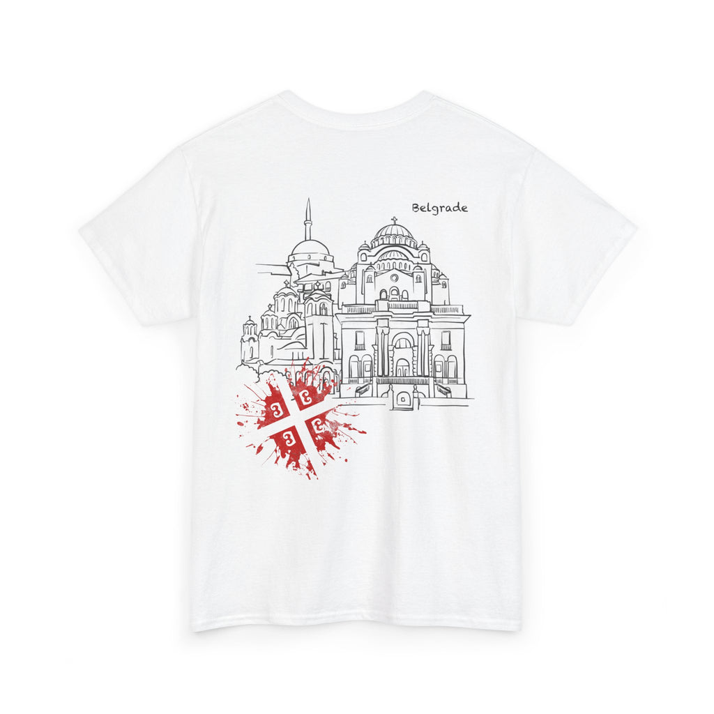 Serbian Heritage Tee, Balkan Blood Shirt, Unisex Cotton T-shirt