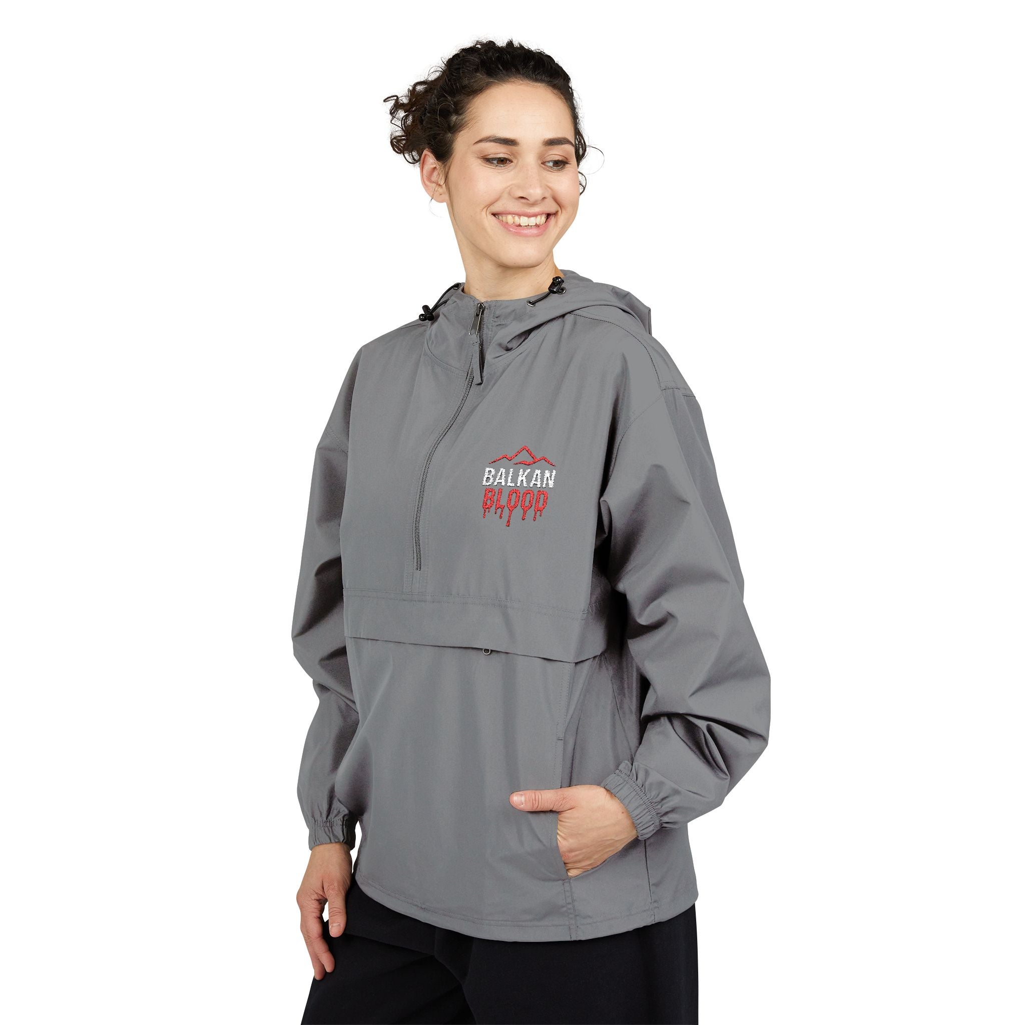 Anorak Jacket with Embroidery BalkanBlood Logo