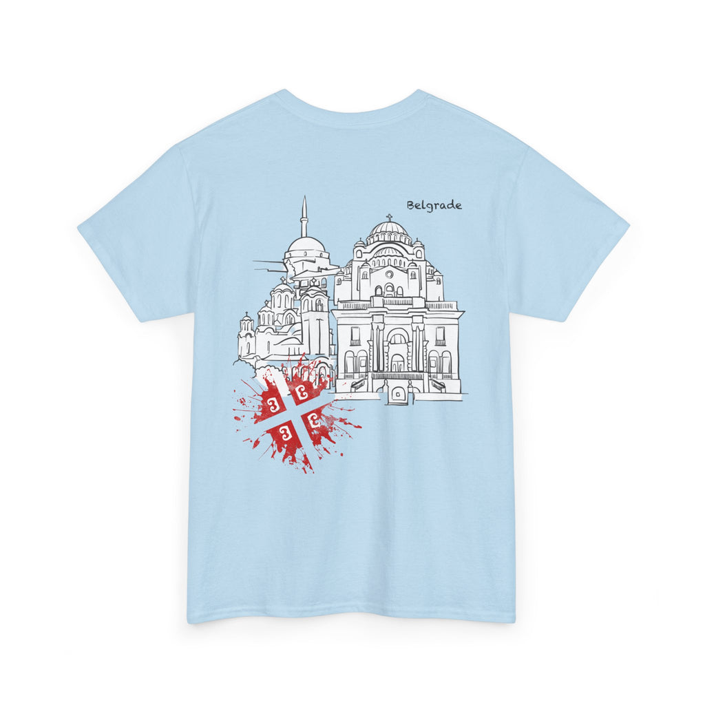 Serbian Heritage Tee, Balkan Blood Shirt, Unisex Cotton T-shirt