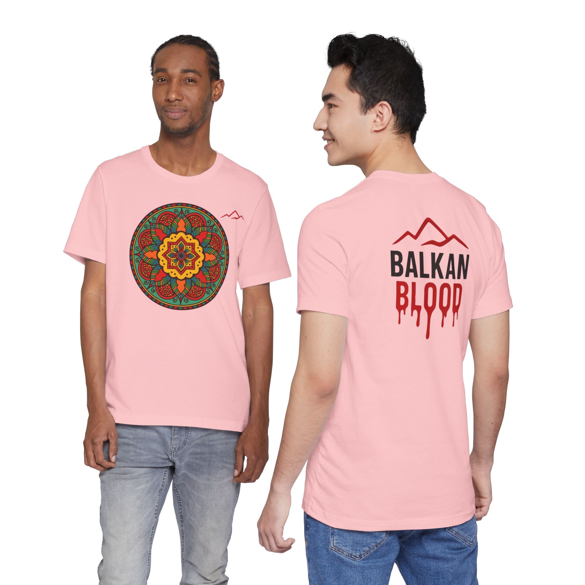 Balkan Blood Tee — Red Drip Logo