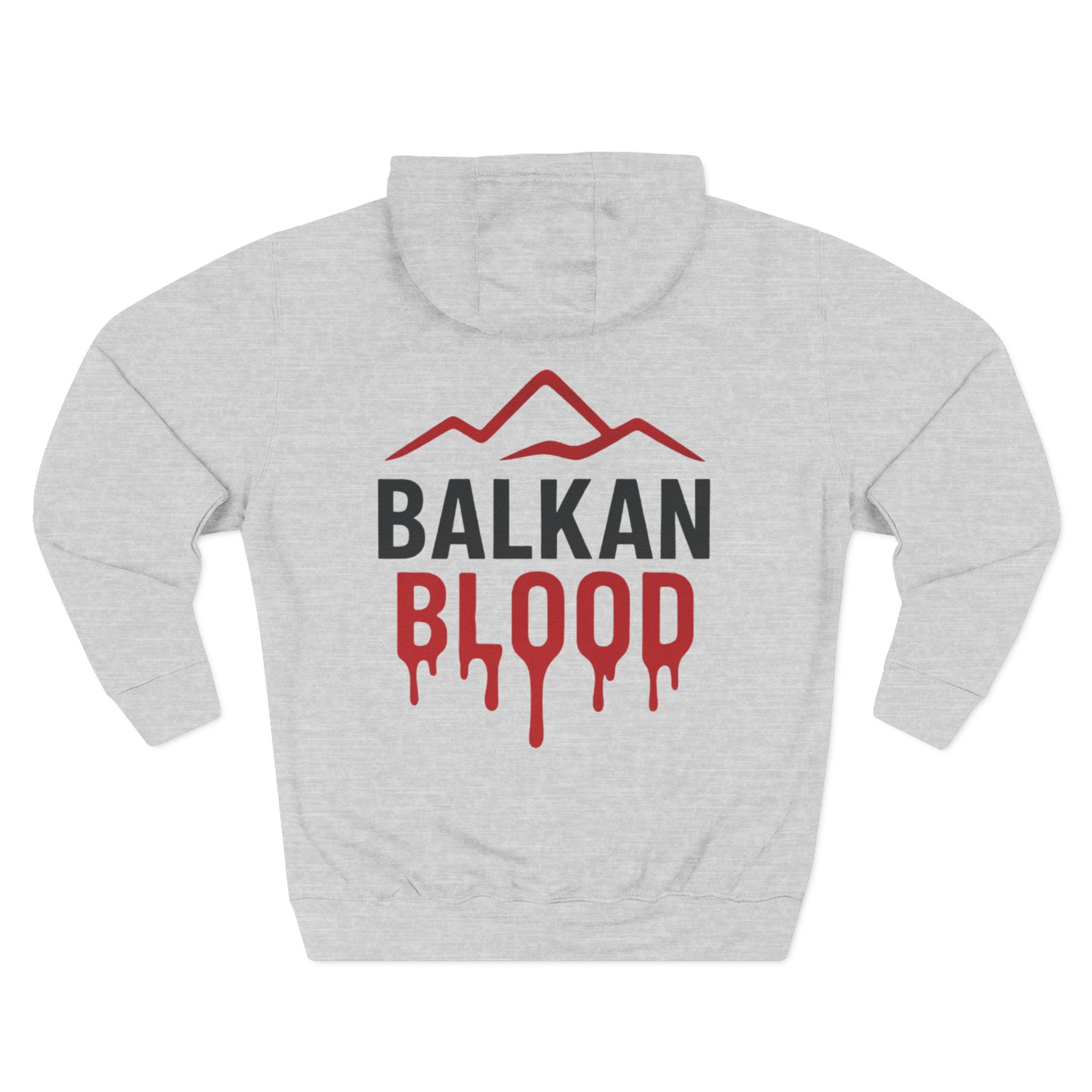 Balkan Blood Hoodie - Cozy Fleece Sweatshirt for Outdoor Adventures