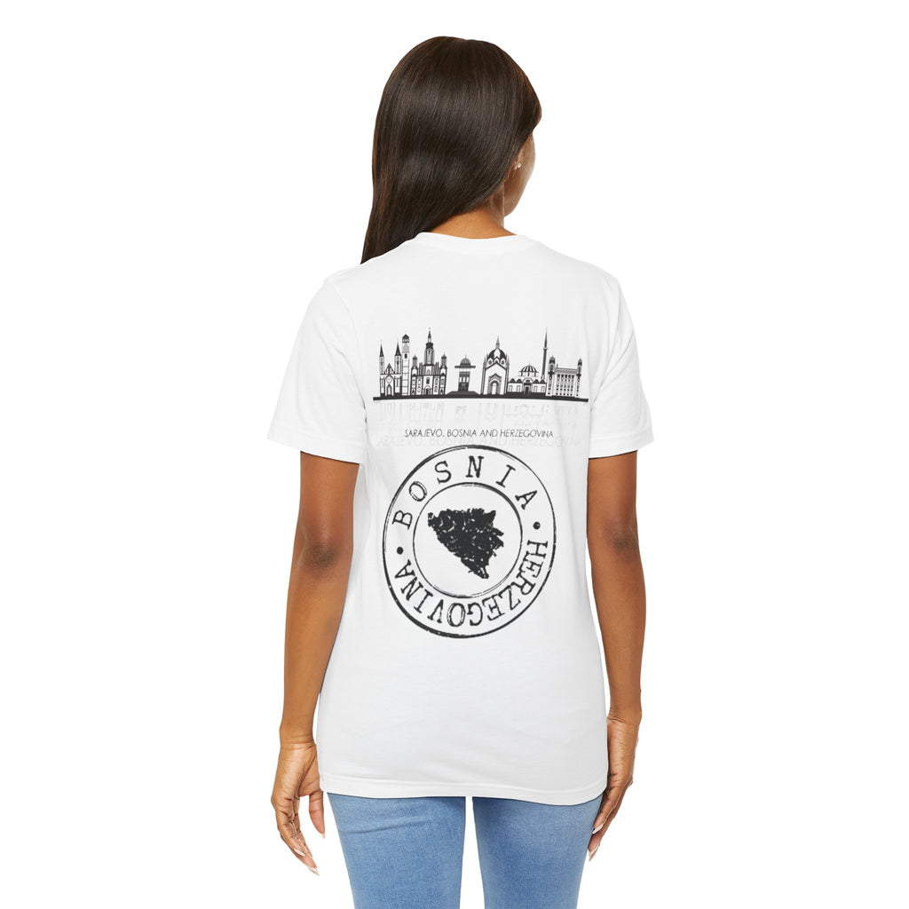 Bosnia Heritage Unisex Tee, Cultural Pride,