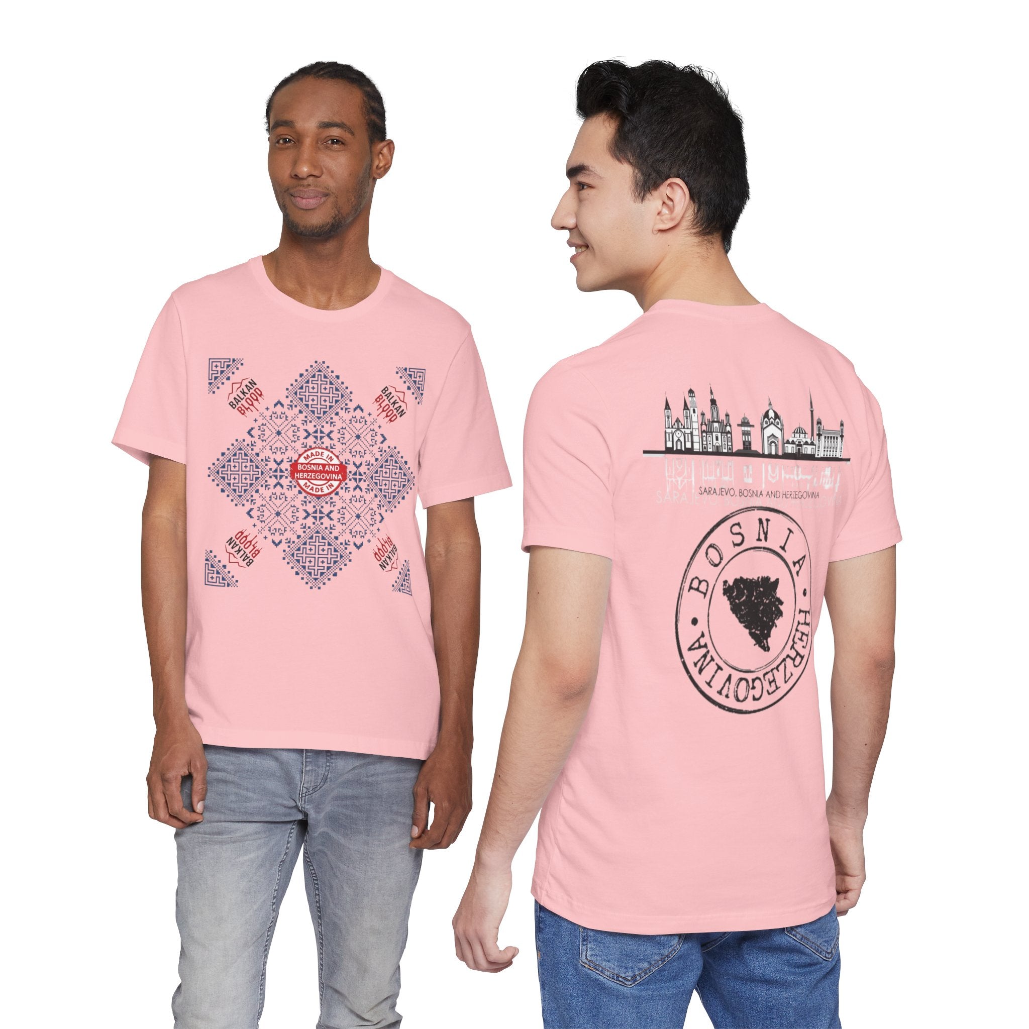 Bosnia Heritage Unisex Tee, Cultural Pride,