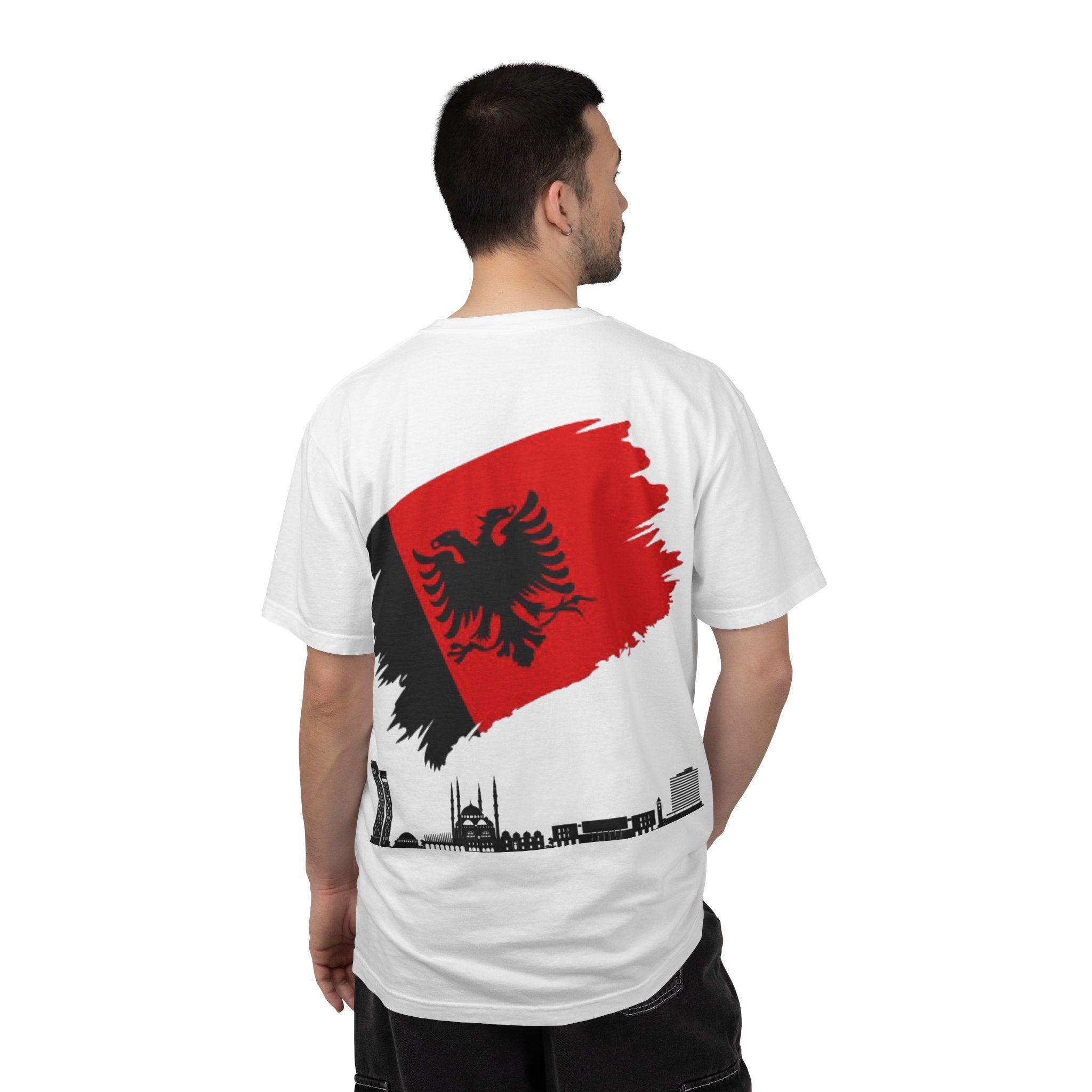 Albanian Balkan Heritage T-Shirt - Unisex Garment-Dyed Tee