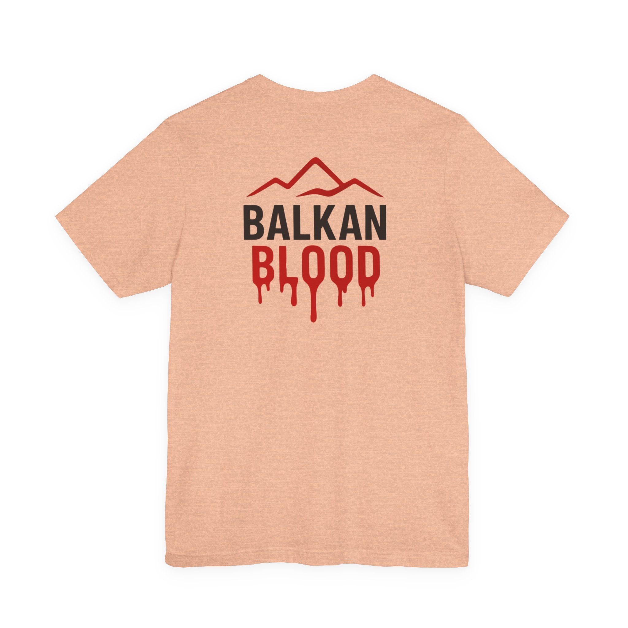Balkan Blood Tee — Red Drip Logo