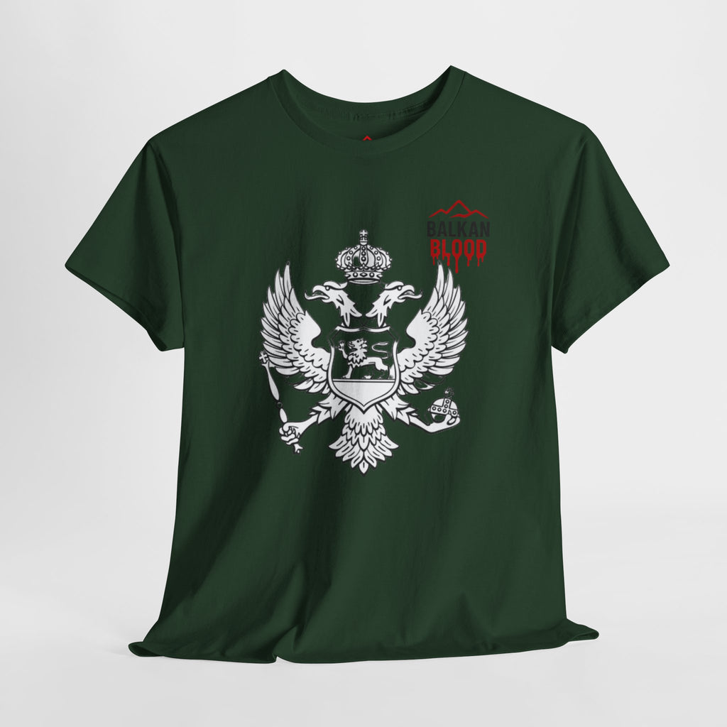 Montenegro/Balkan Blood Unisex Heavy Cotton Tee, Vintage Style Shirt
