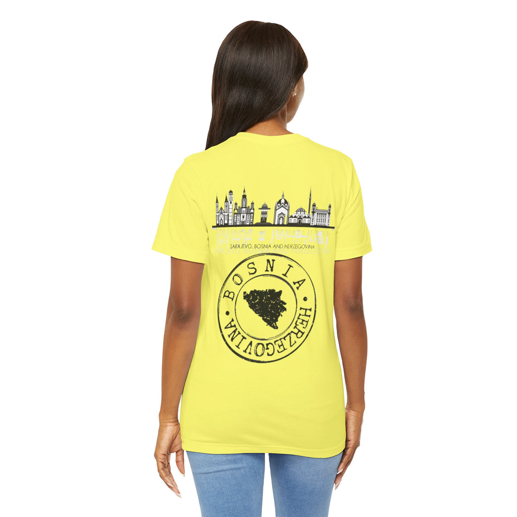 Bosnia Heritage Unisex Tee, Cultural Pride,