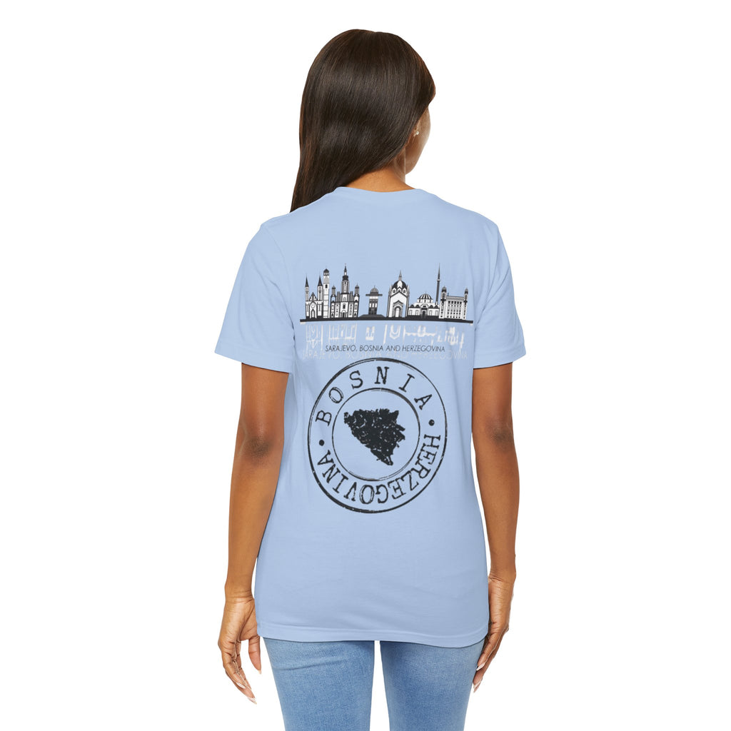 Bosnia Heritage Unisex Tee, Cultural Pride,