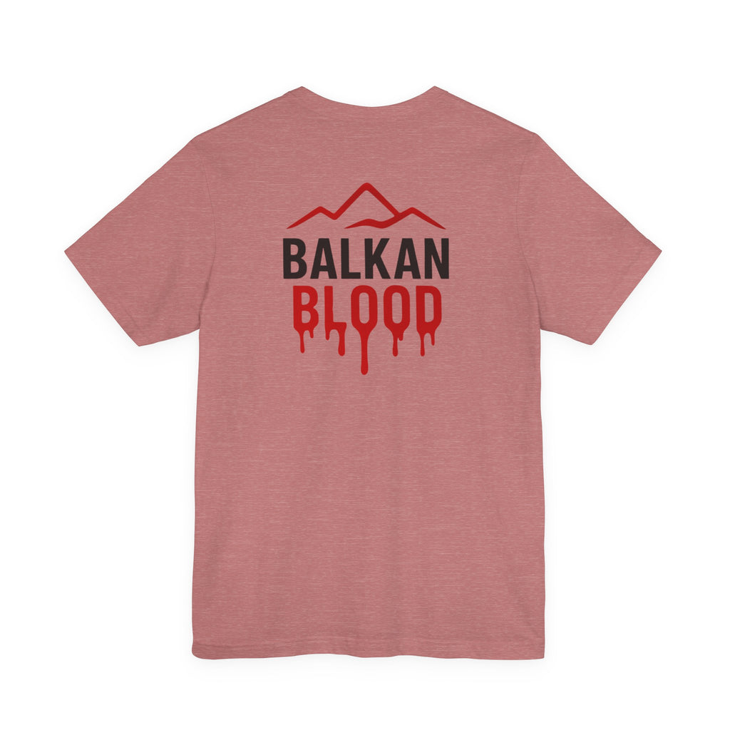 Balkan Blood Tee — Red Drip Logo