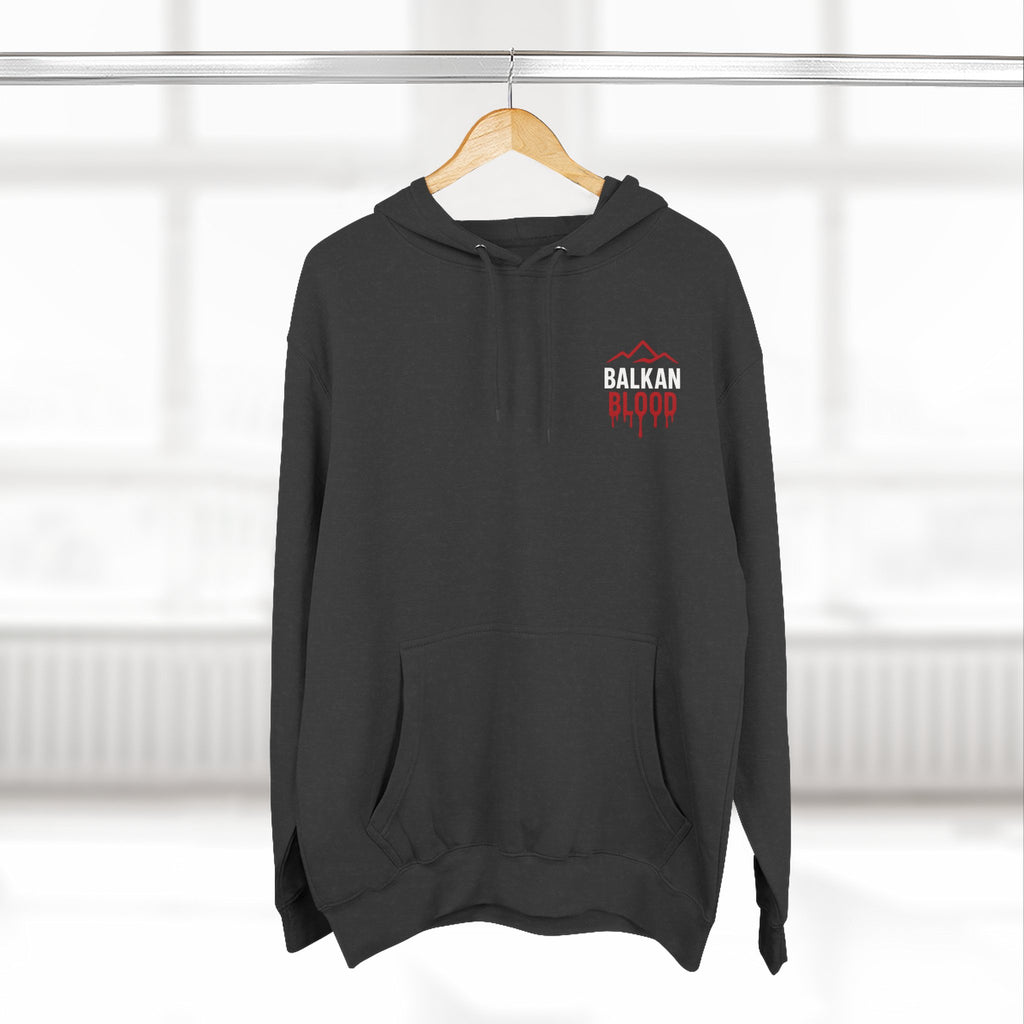 Balkan Blood Hoodie - Cozy Fleece Sweatshirt for Outdoor Adventures