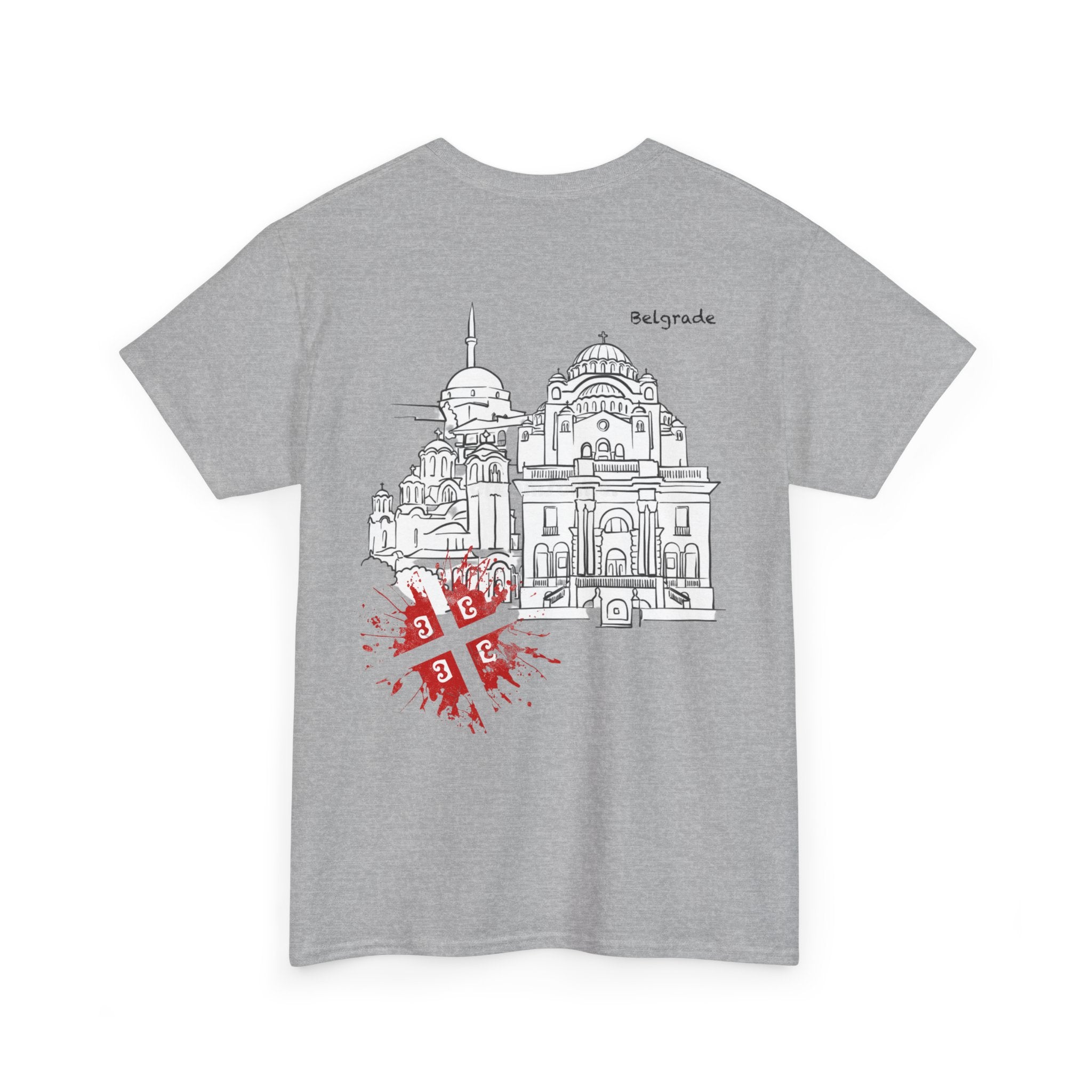 Serbian Heritage Tee, Balkan Blood Shirt, Unisex Cotton T-shirt