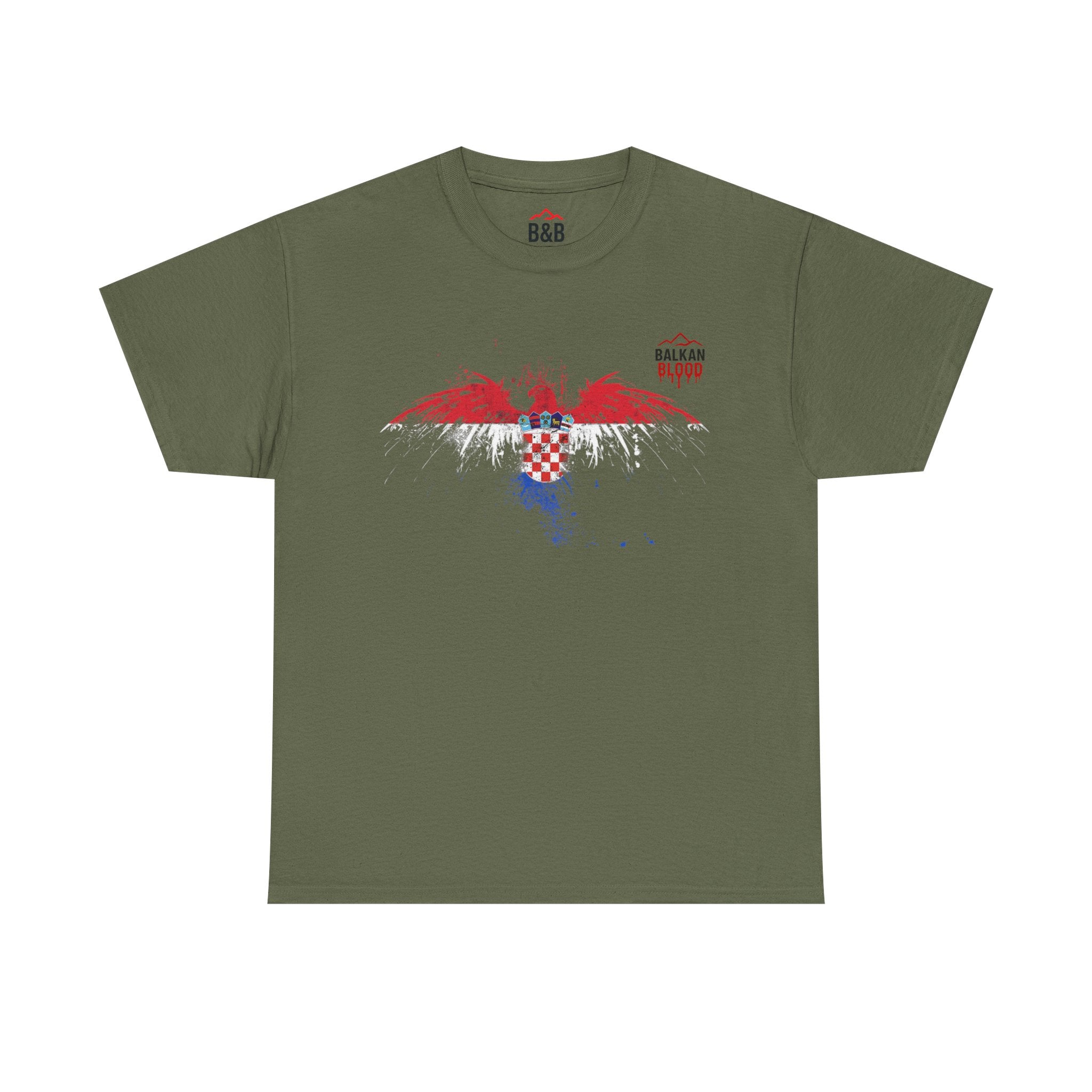 Croatia/Zagreb Unisex Heavy Cotton Tee