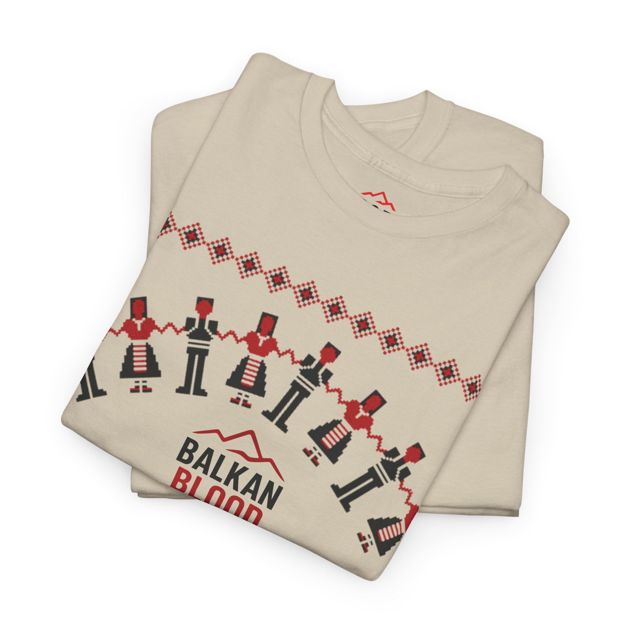 Balkan Blood Graphic Tee, Celebratory Unisex Cotton Shirt
