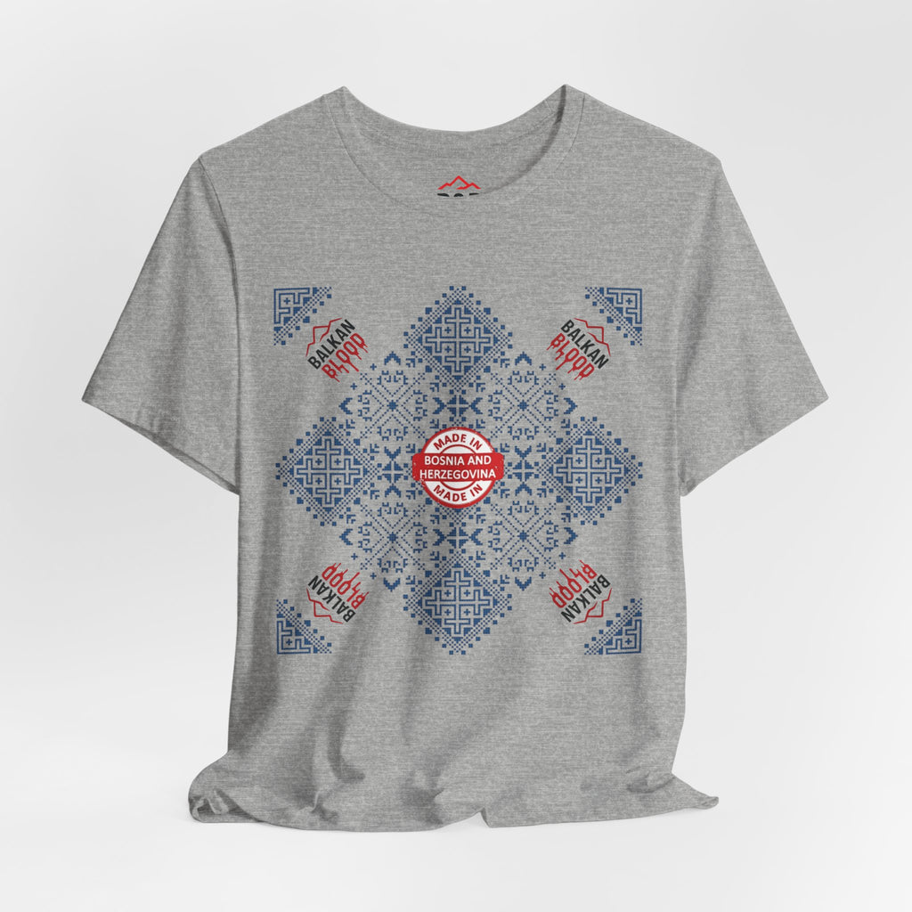 Bosnia Heritage Unisex Tee, Cultural Pride,