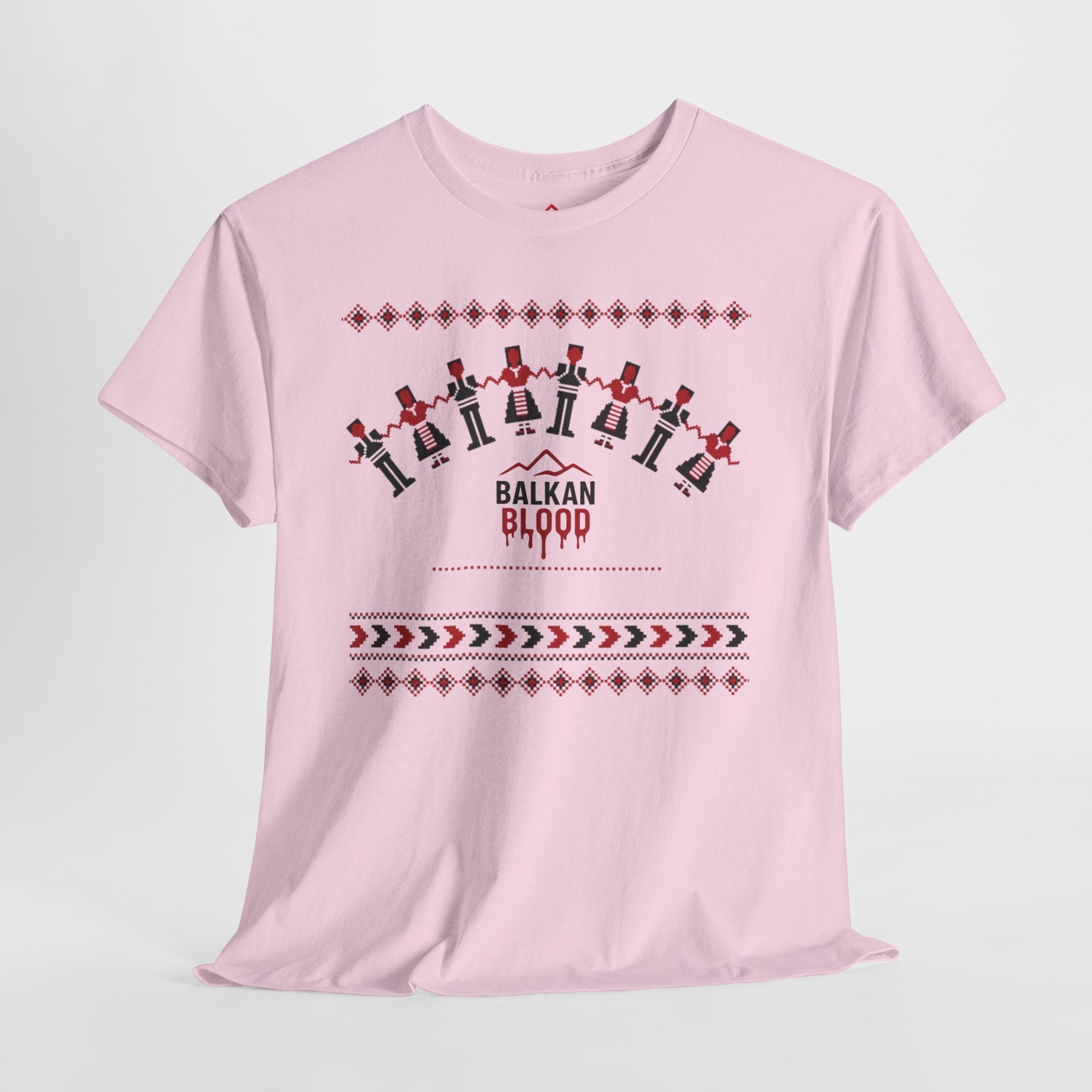 Balkan Blood Graphic Tee, Celebratory Unisex Cotton Shirt