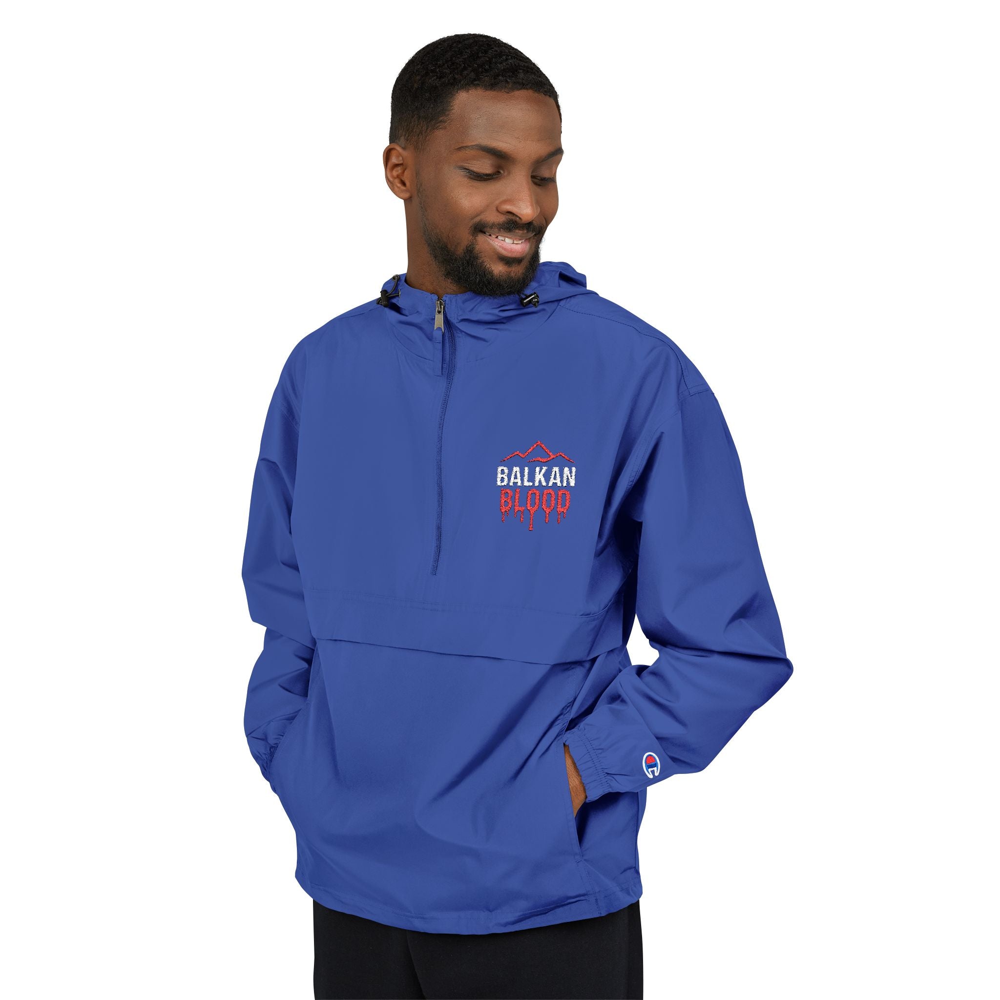 Anorak Jacket with Embroidery BalkanBlood Logo