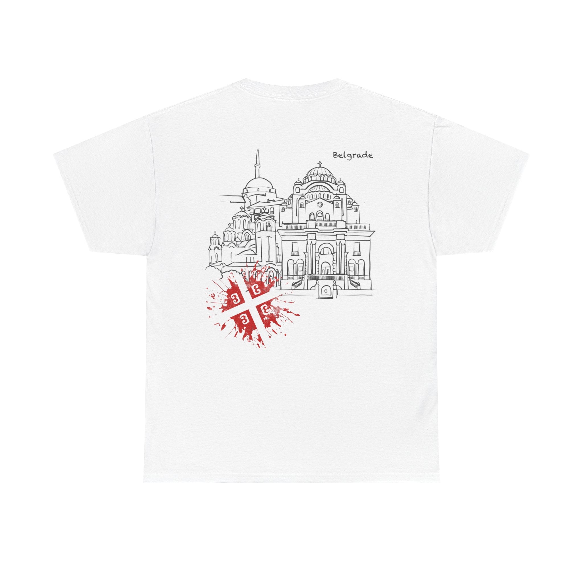 Serbian Heritage Tee, Balkan Blood Shirt, Unisex Cotton T-shirt