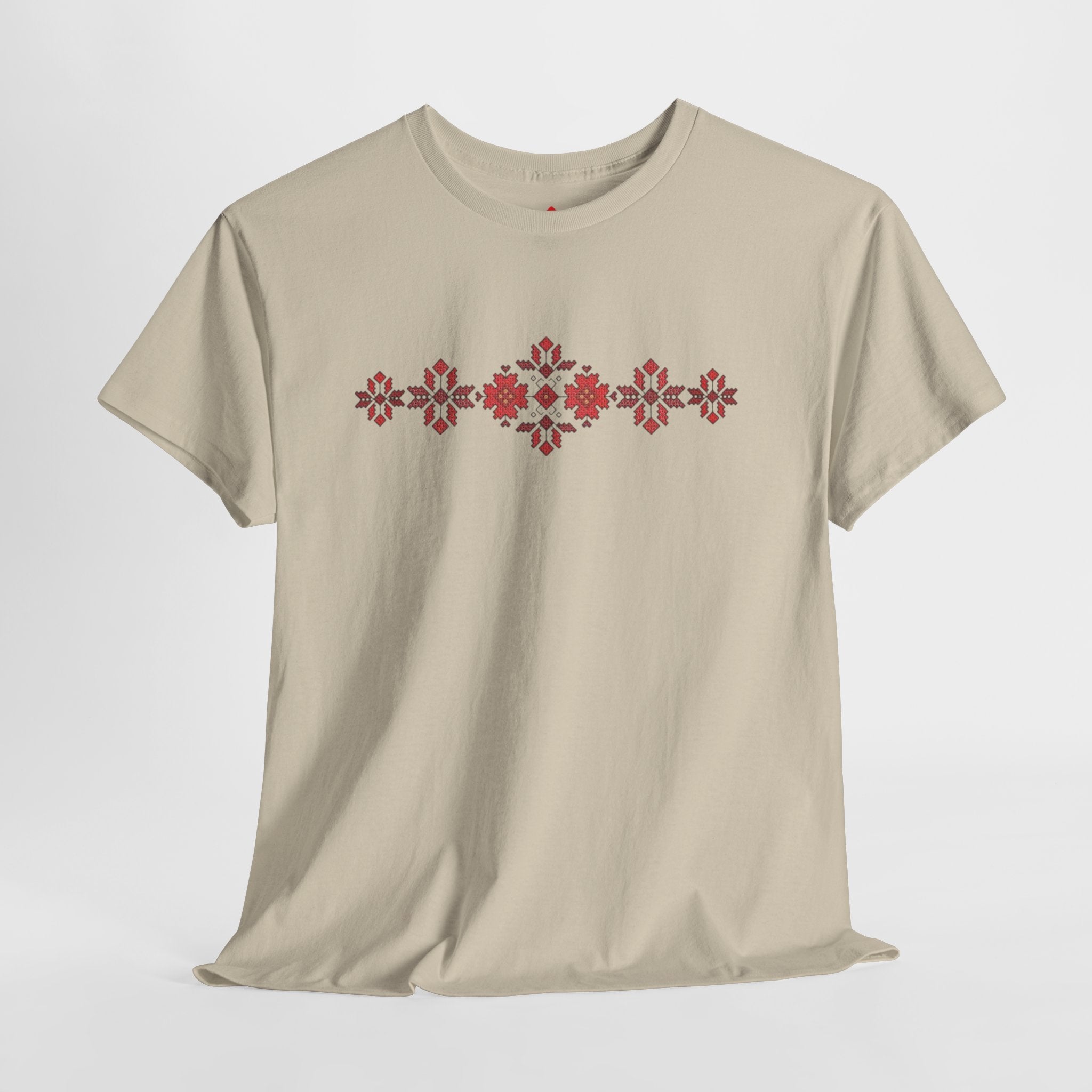 Traditional Balkan Emboidery — Red Mountain Motif