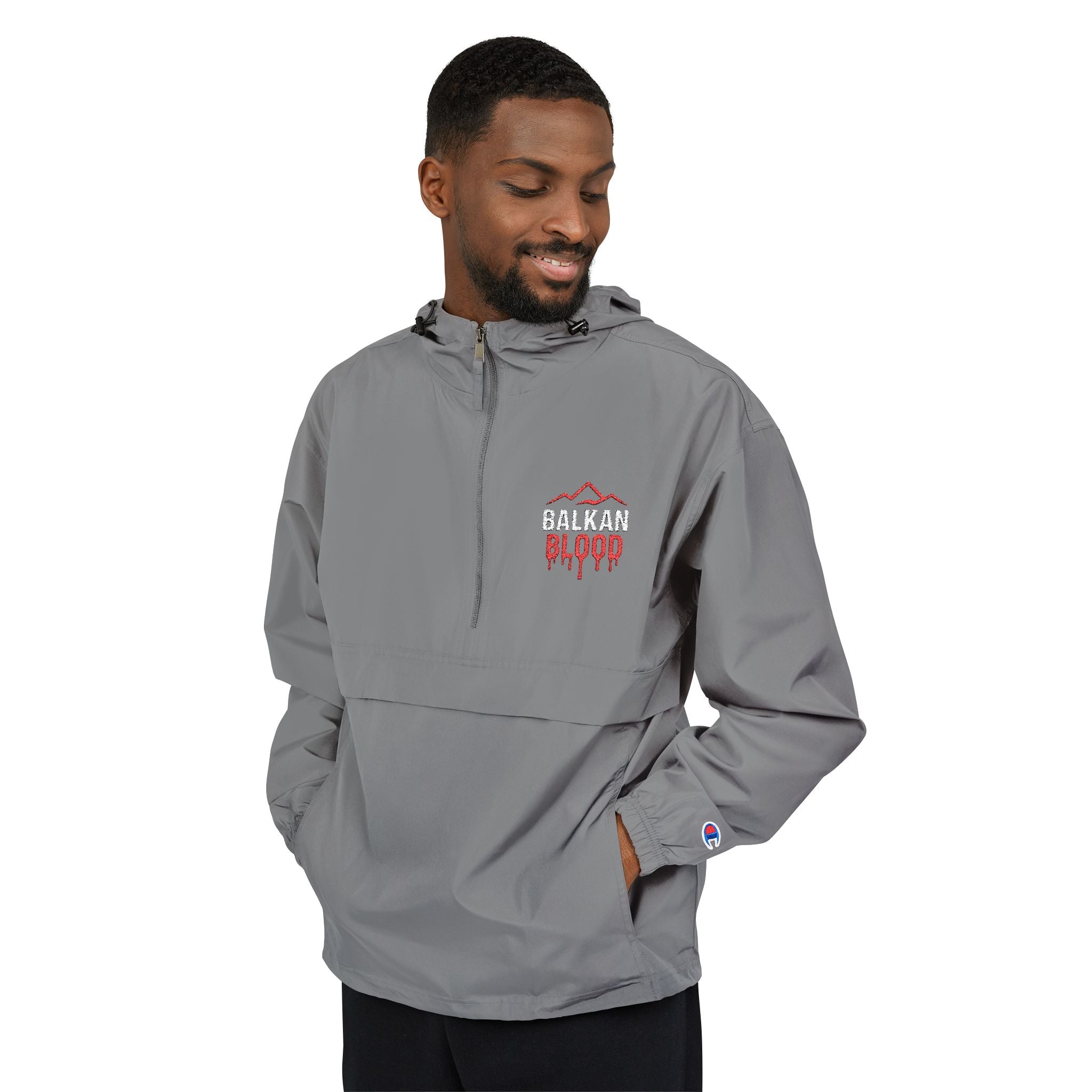 Anorak Jacket with Embroidery BalkanBlood Logo