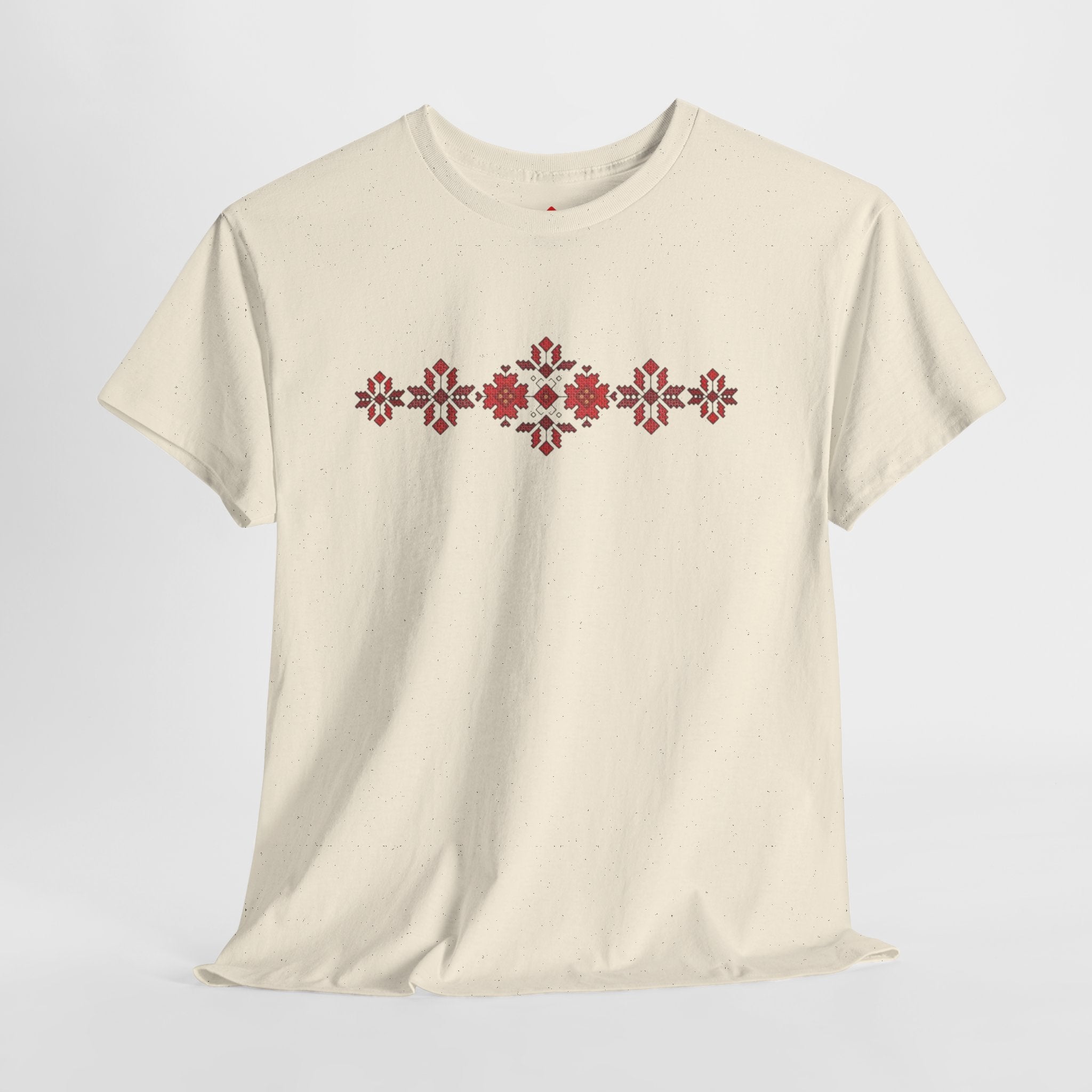 Traditional Balkan Emboidery — Red Mountain Motif