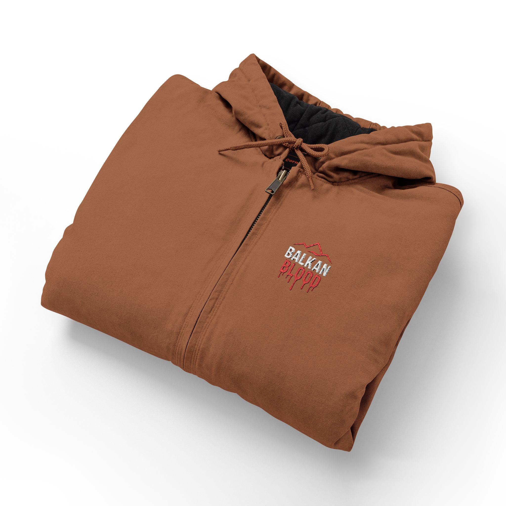 Men's Embroidered Hooded Jacket