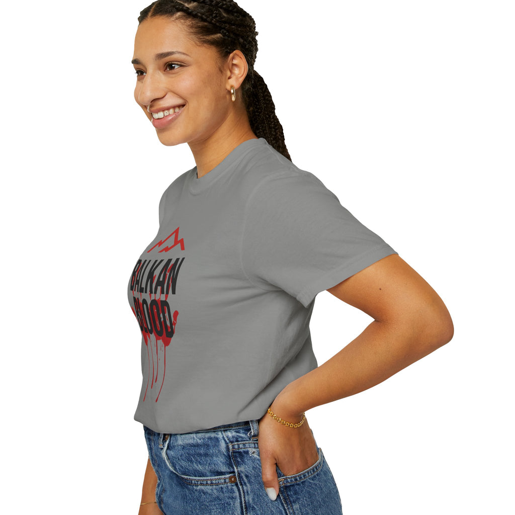 Balkan Blood Graphic T-Shirt, Unisex Streetwear, Fashion Statement Tee, Edgy Gift for Music Lovers, Halloween Apparel