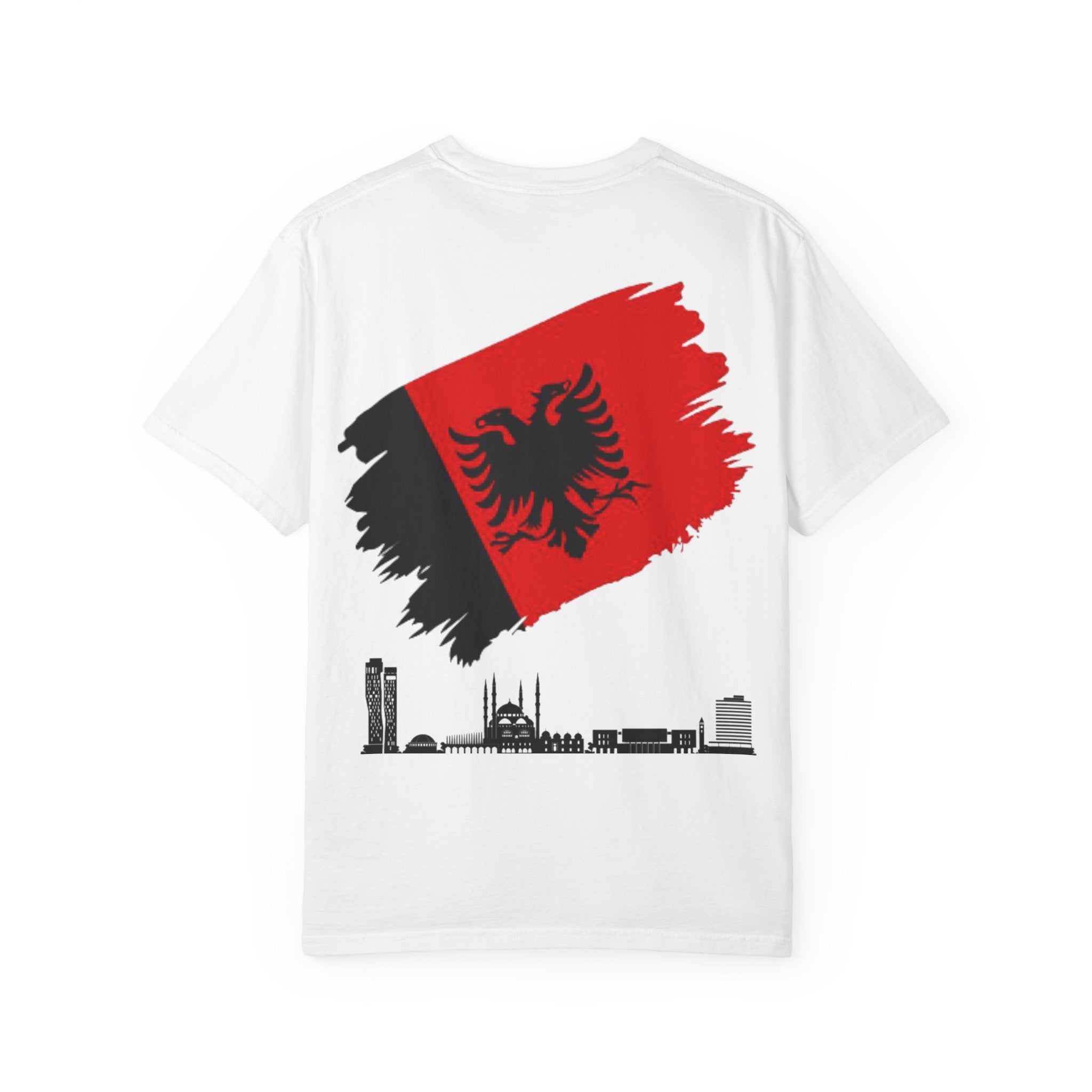 Albanian Balkan Heritage T-Shirt - Unisex Garment-Dyed Tee