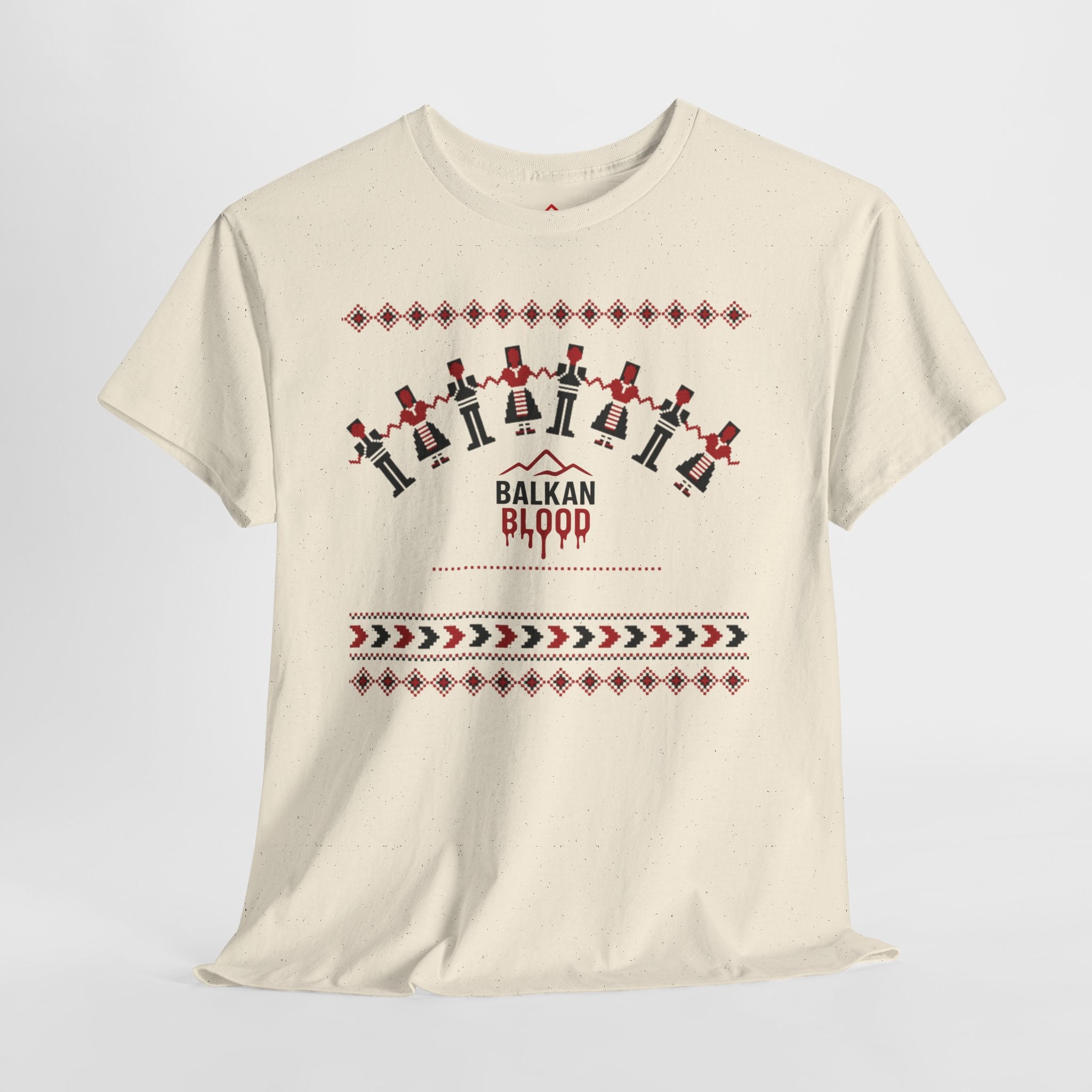 Balkan Blood Graphic Tee, Celebratory Unisex Cotton Shirt