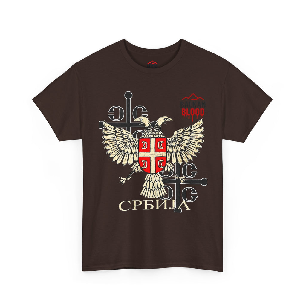 Serbian Heritage Tee, Balkan Blood Shirt, Unisex Cotton T-shirt