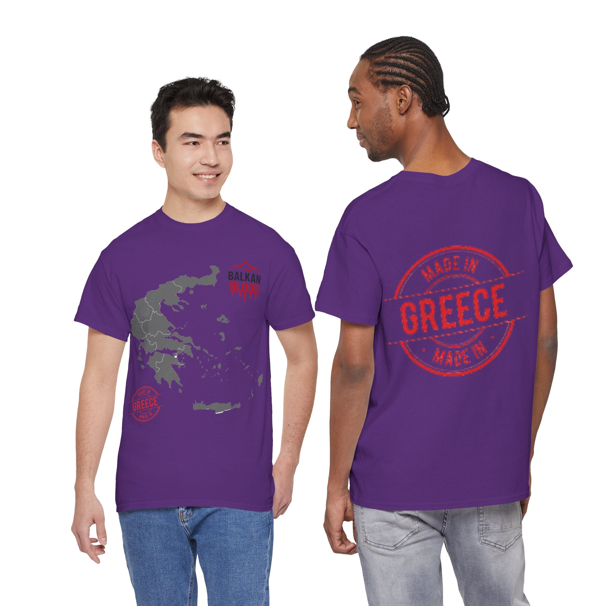 Grece/Balkan Blood Tee | Unisex Heavy Cotton T-Shirt