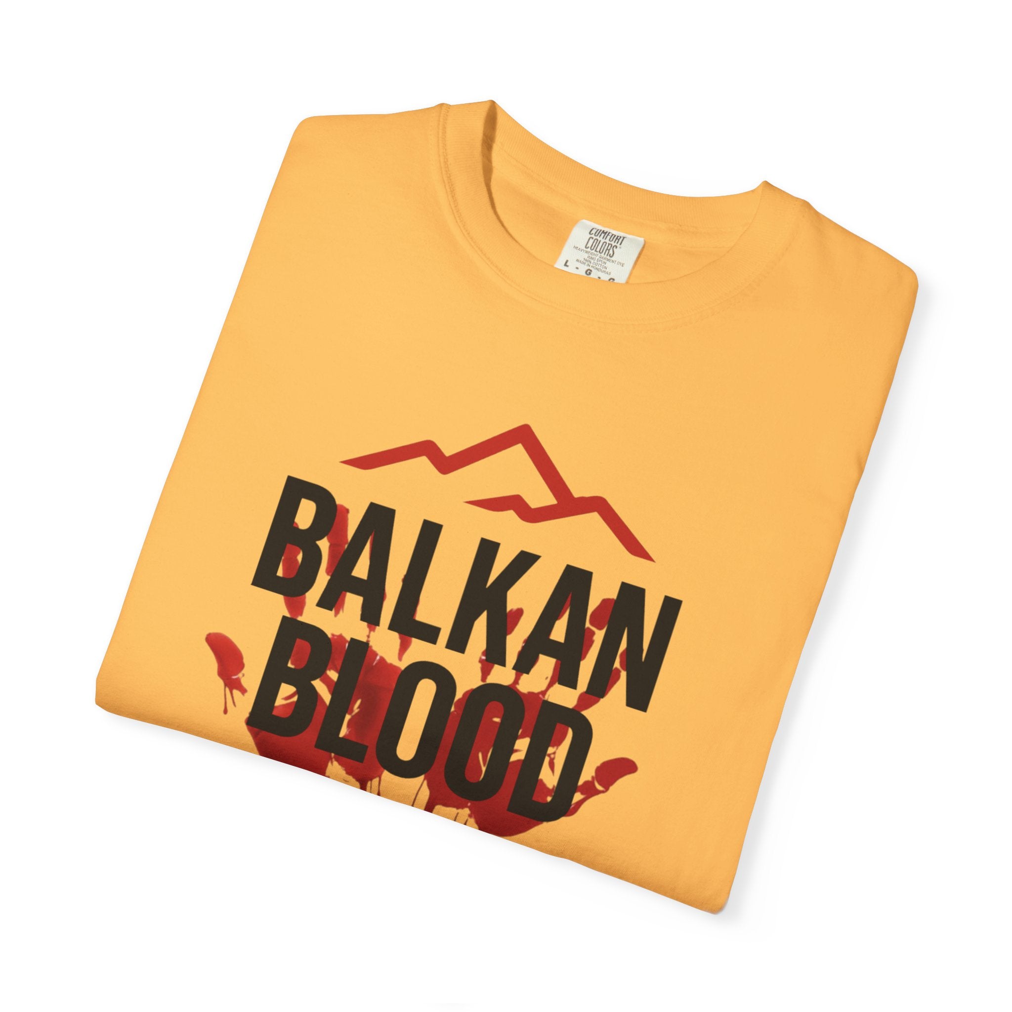 Balkan Blood Graphic T-Shirt, Unisex Streetwear, Fashion Statement Tee, Edgy Gift for Music Lovers, Halloween Apparel