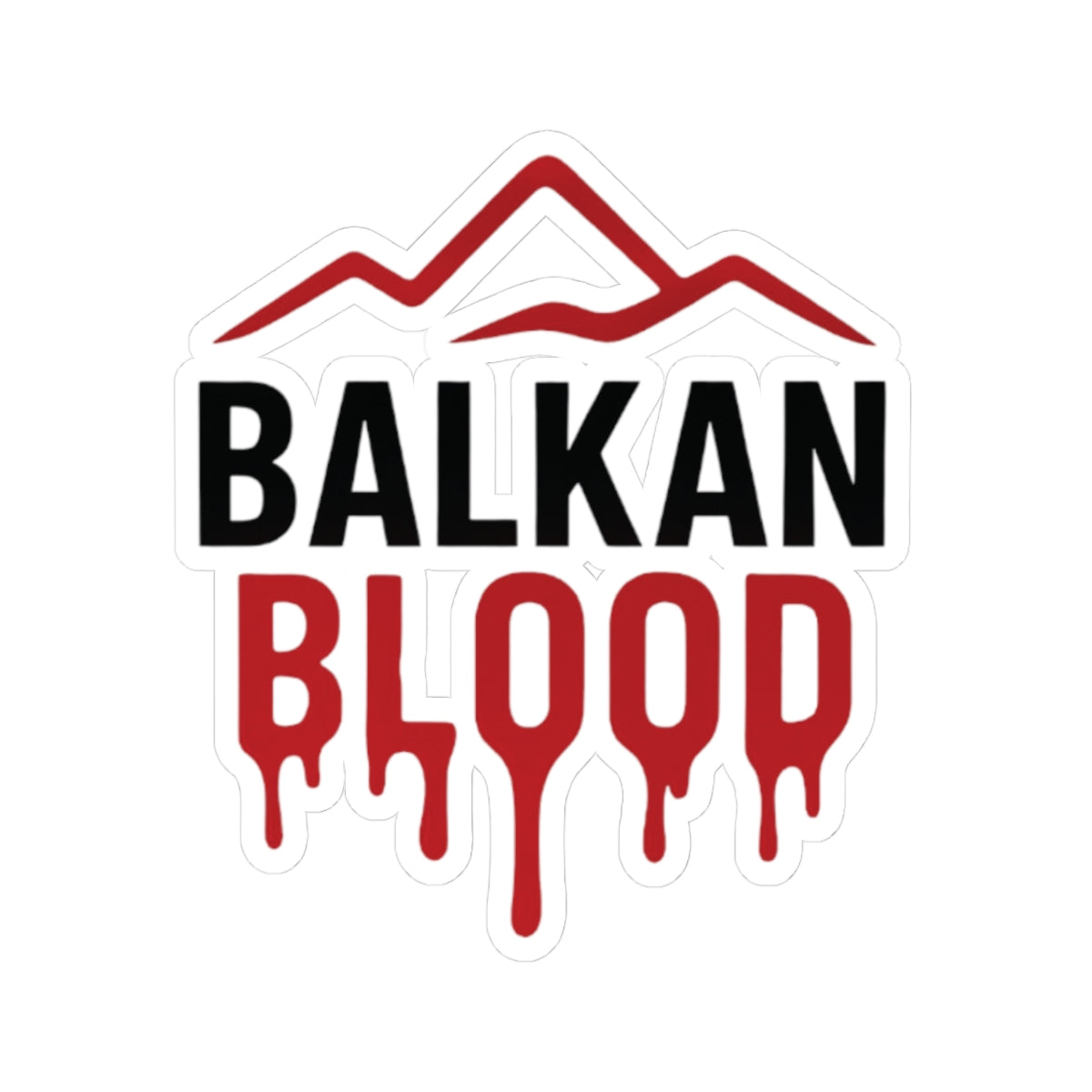 Balkan Blood Kiss-Cut Stickers