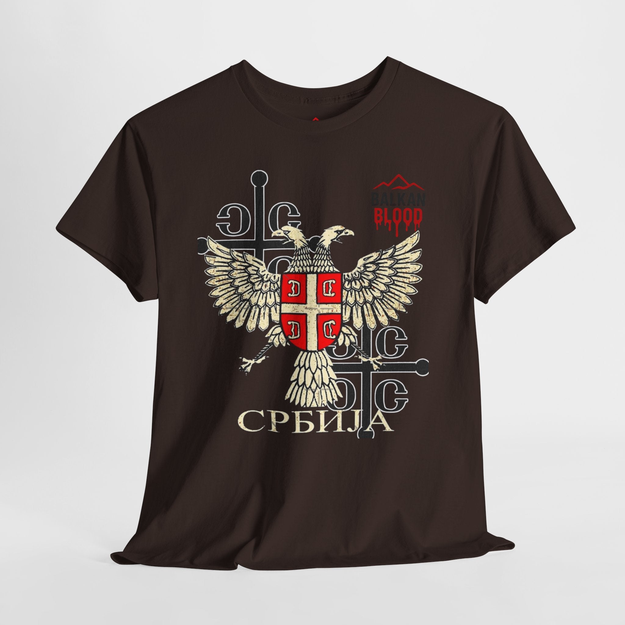 Serbian Heritage Tee, Balkan Blood Shirt, Unisex Cotton T-shirt