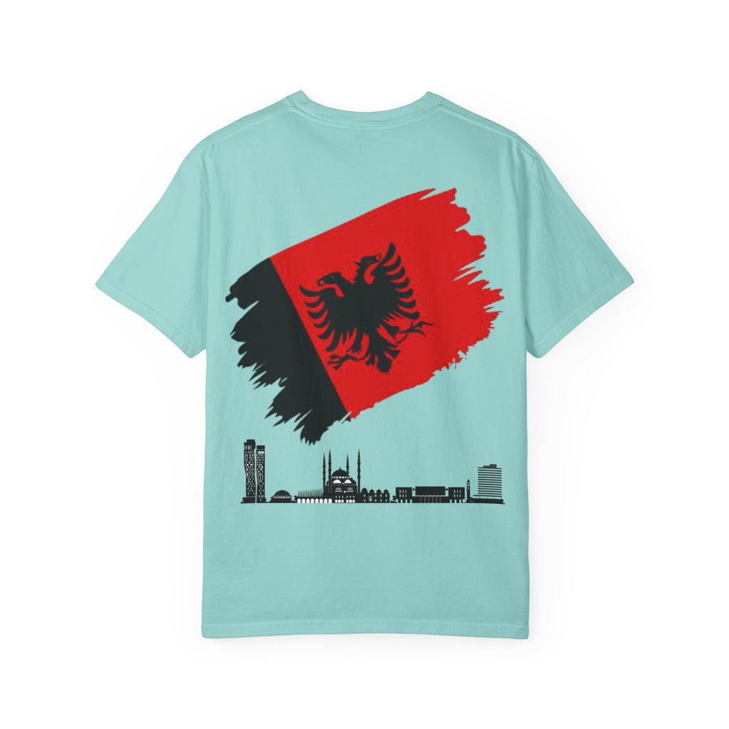 Albanian Balkan Heritage T-Shirt - Unisex Garment-Dyed Tee
