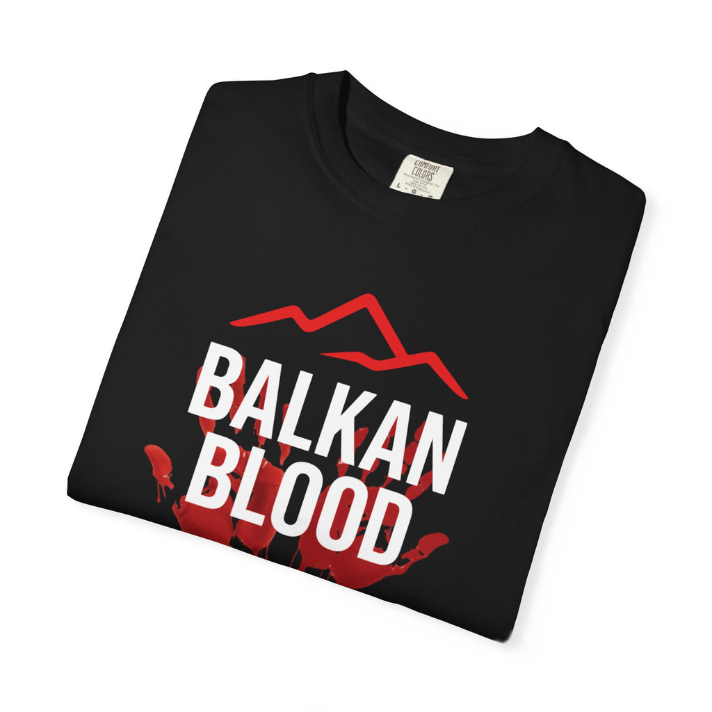 Balkan Blood Graphic T-Shirt, Unisex Streetwear, Fashion Statement Tee, Edgy Gift for Music Lovers, Halloween Apparel