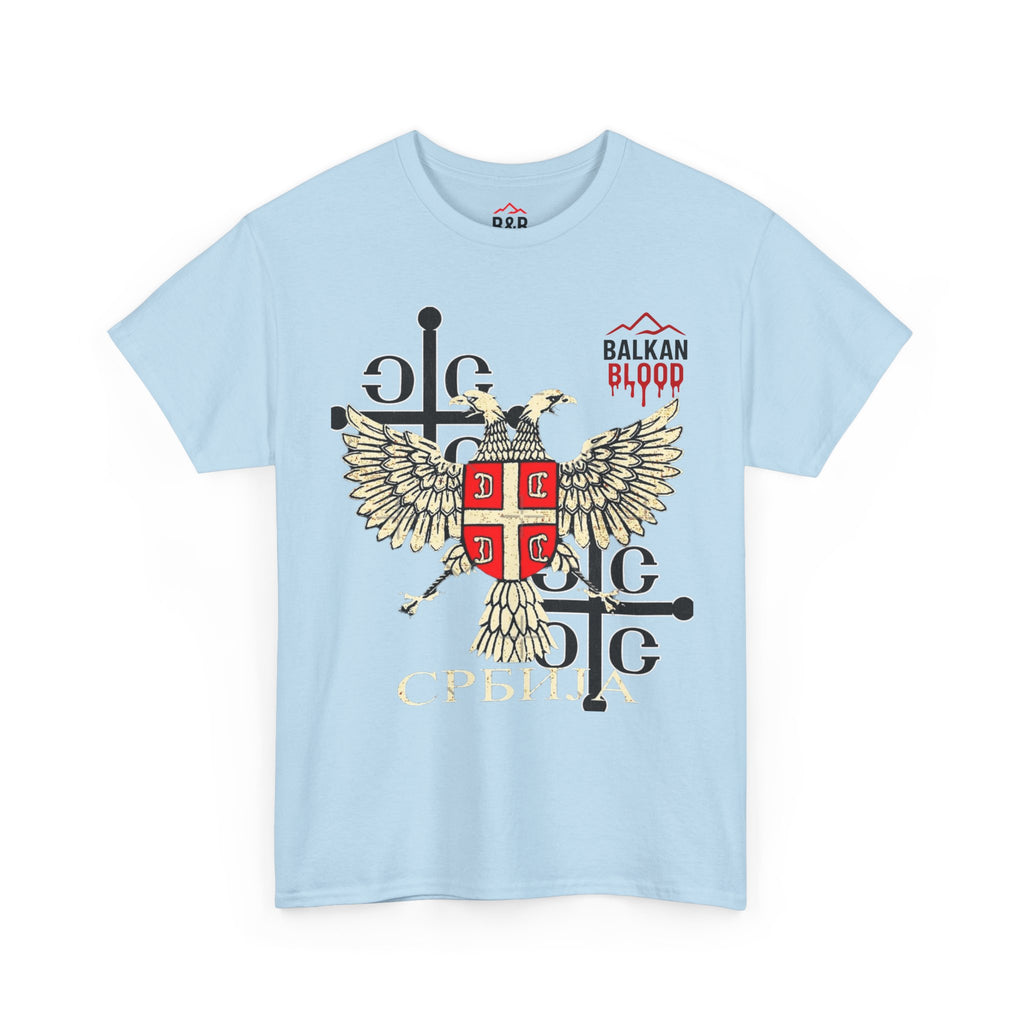 Serbian Heritage Tee, Balkan Blood Shirt, Unisex Cotton T-shirt