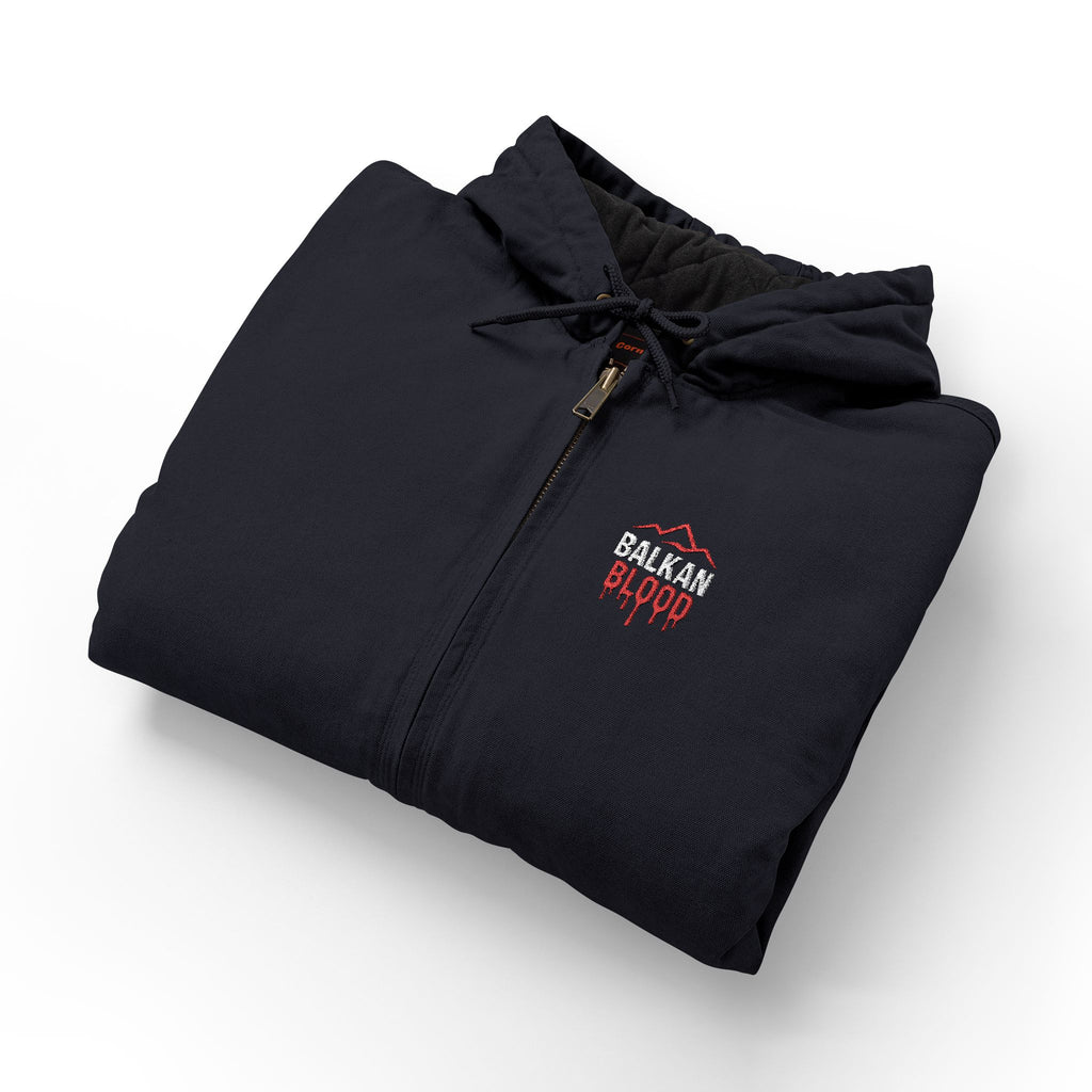 Men's Embroidered Hooded Jacket