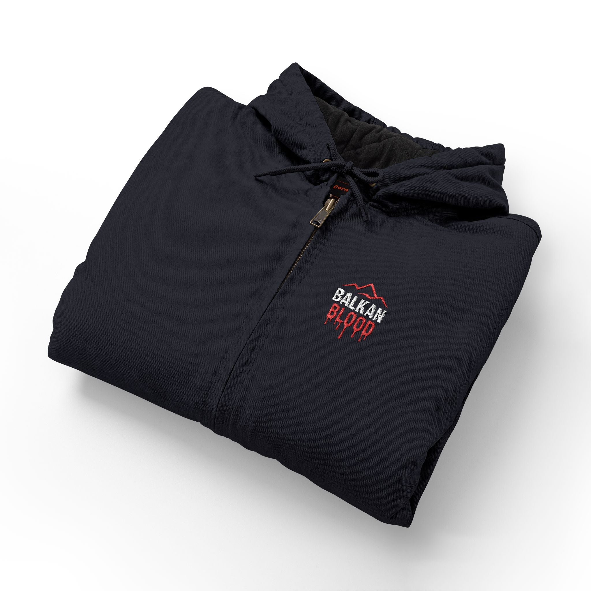 Men's Embroidered Hooded Jacket