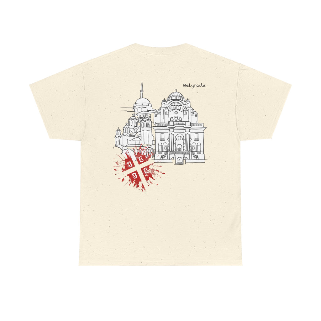 Serbian Heritage Tee, Balkan Blood Shirt, Unisex Cotton T-shirt